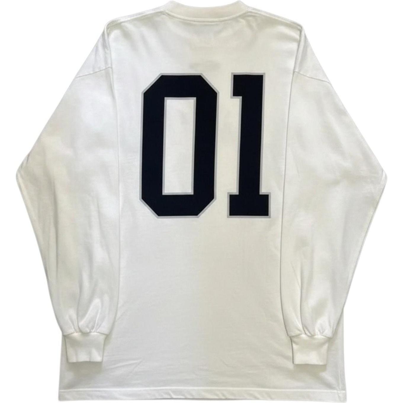 Balenciaga Basketball Series 01 White Longsleeve Jersey T-Shirt