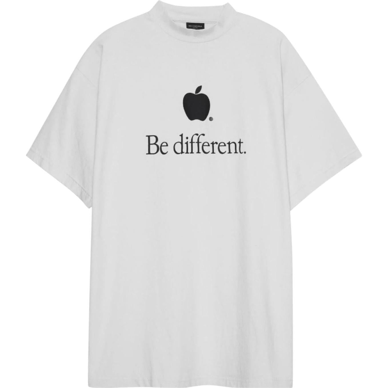 Balenciaga Be Different Reversible T-Shirt White