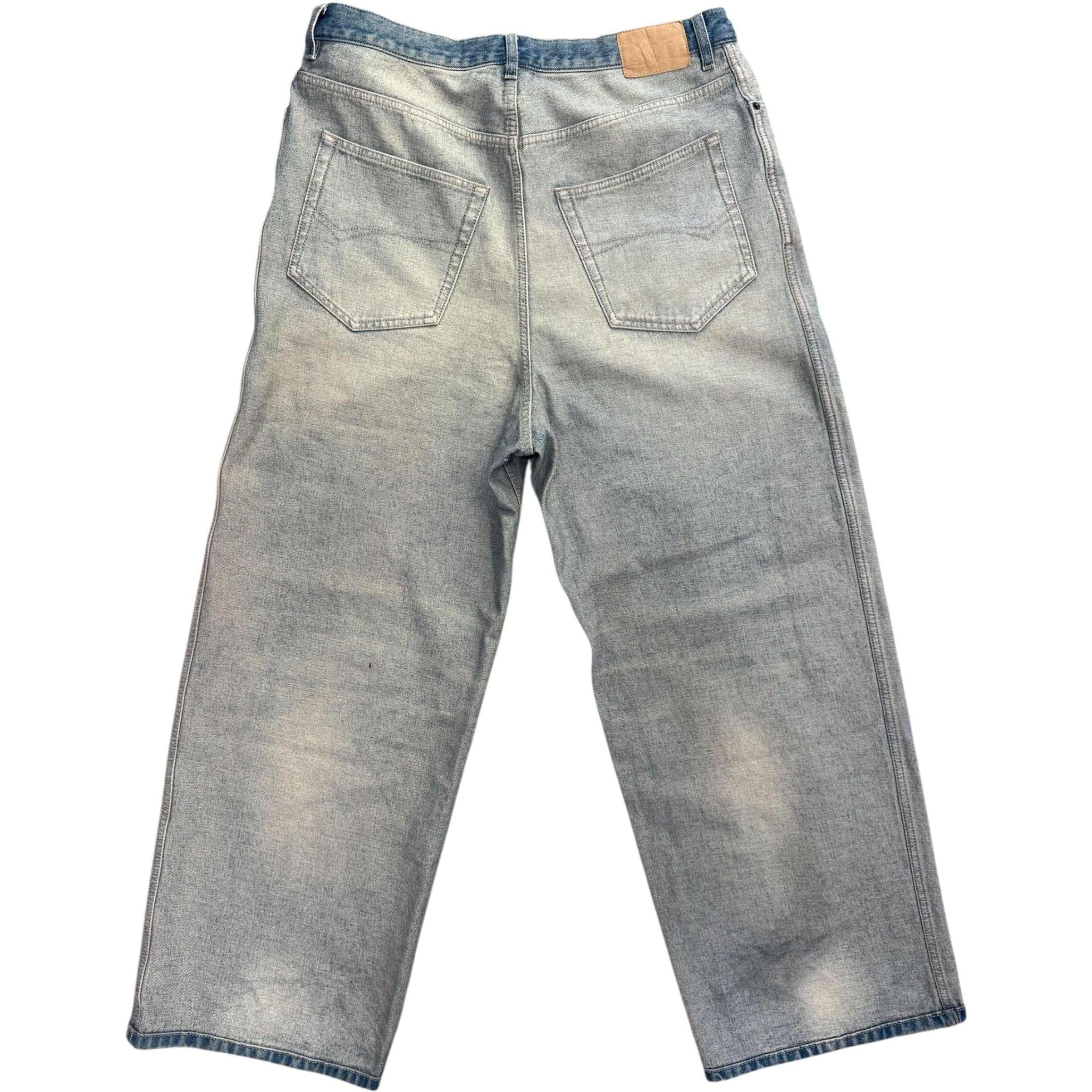 Balenciaga Light Wash Inside Out Jeans - Like New