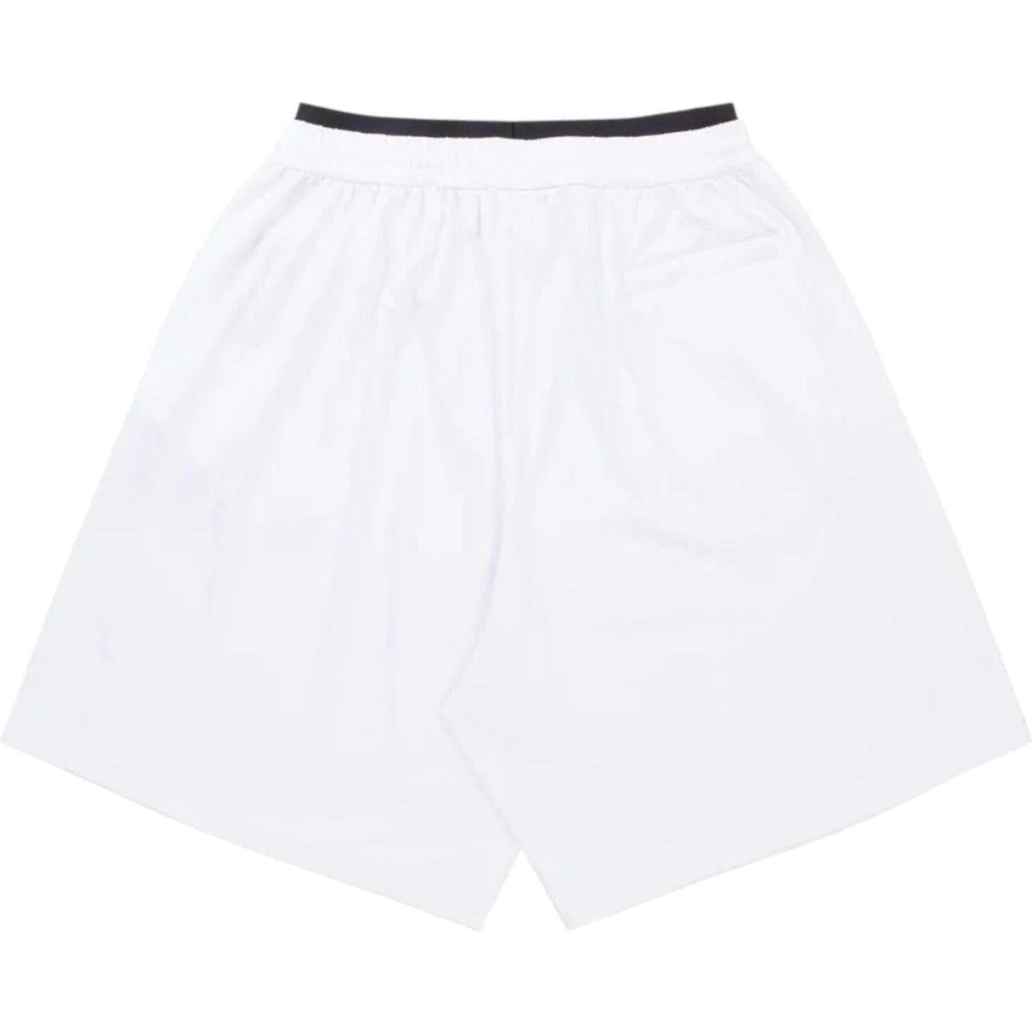 Balenciaga Mesh Hybrid Swim Shorts White