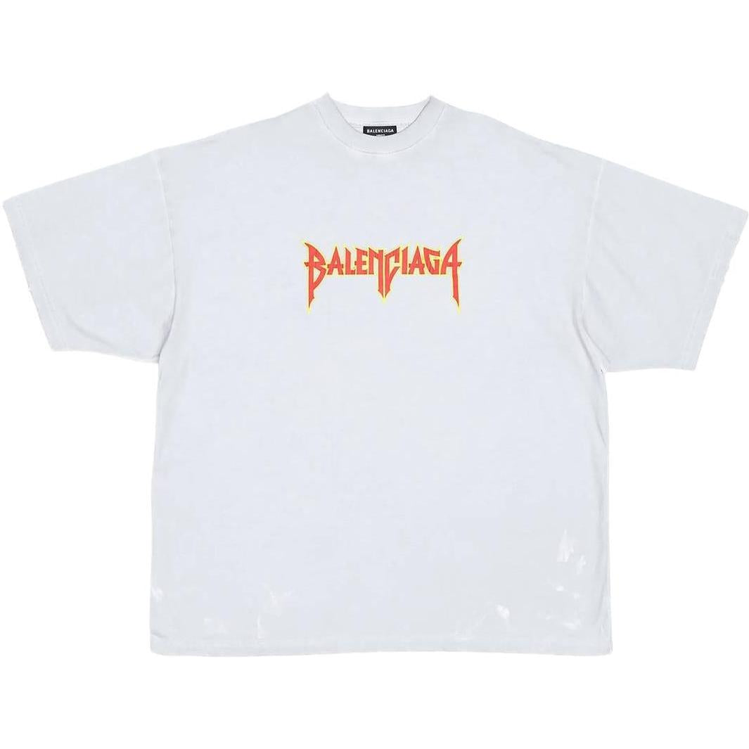 Balenciaga Metal T-Shirt Grey