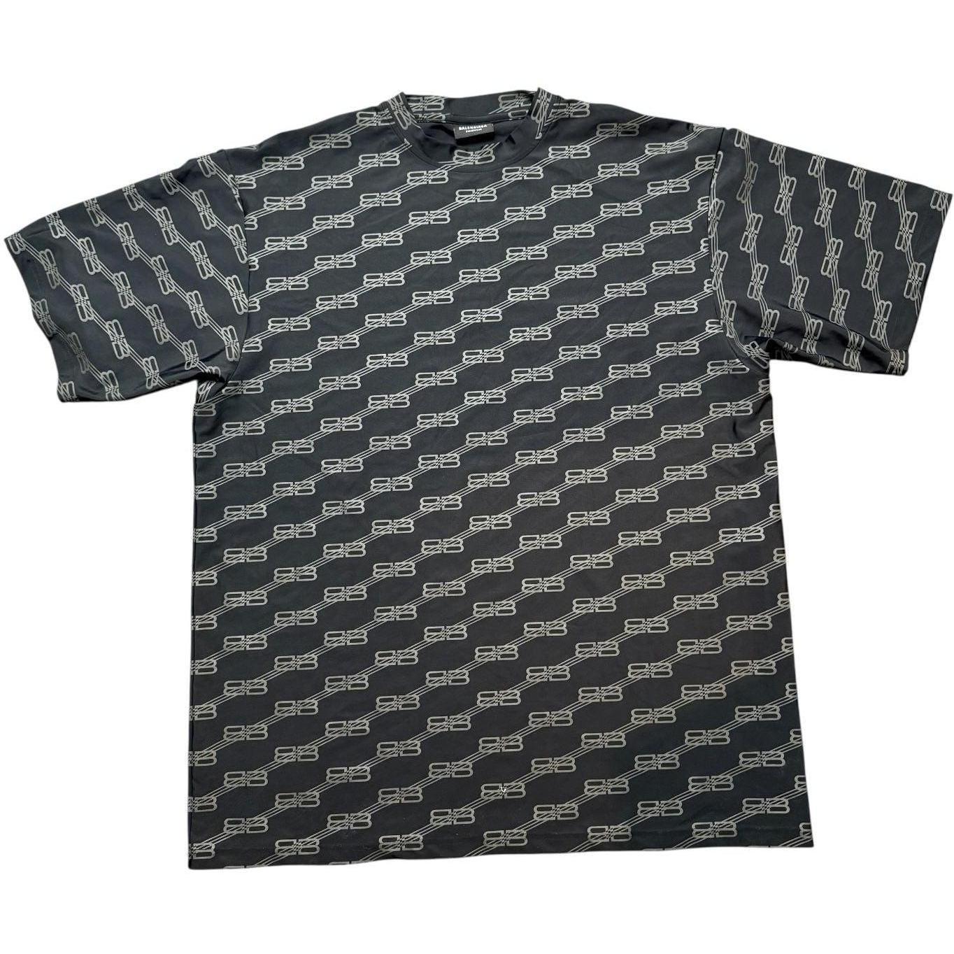 Balenciaga Monogram Swimwear Shirt Black