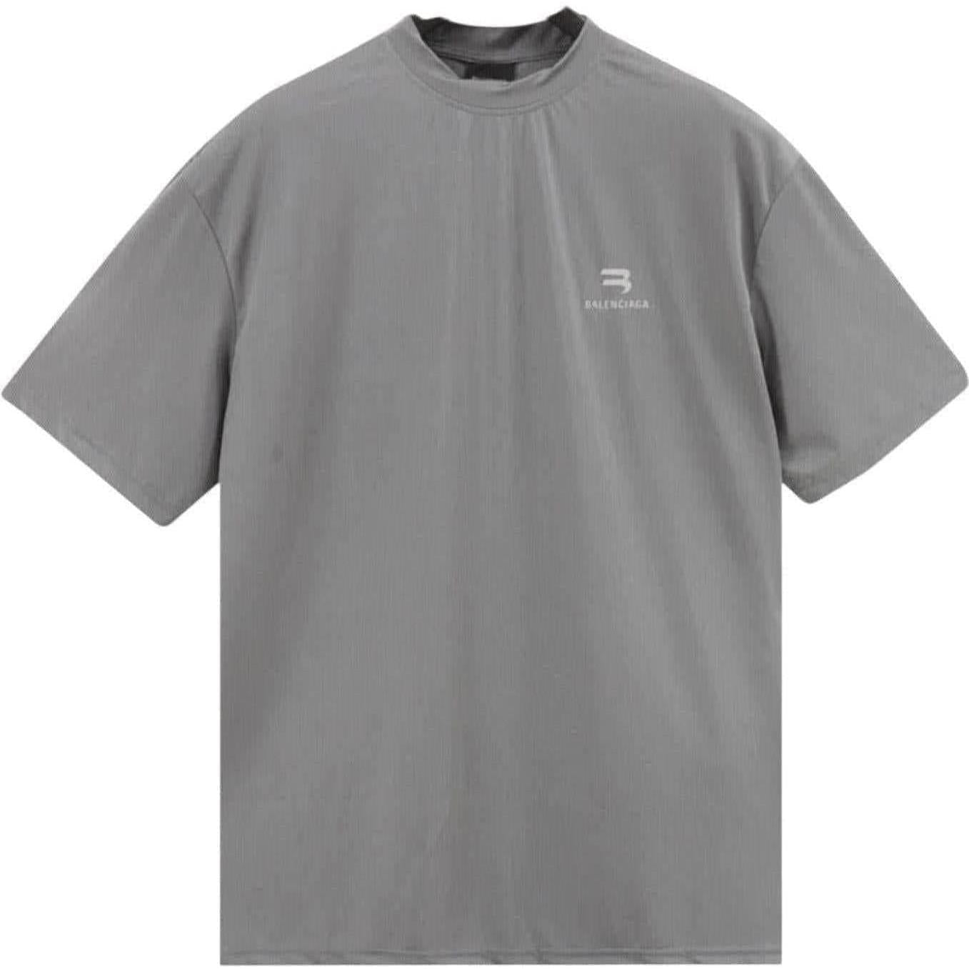 Balenciaga Sporty B Medium Fit T-Shirt Grey