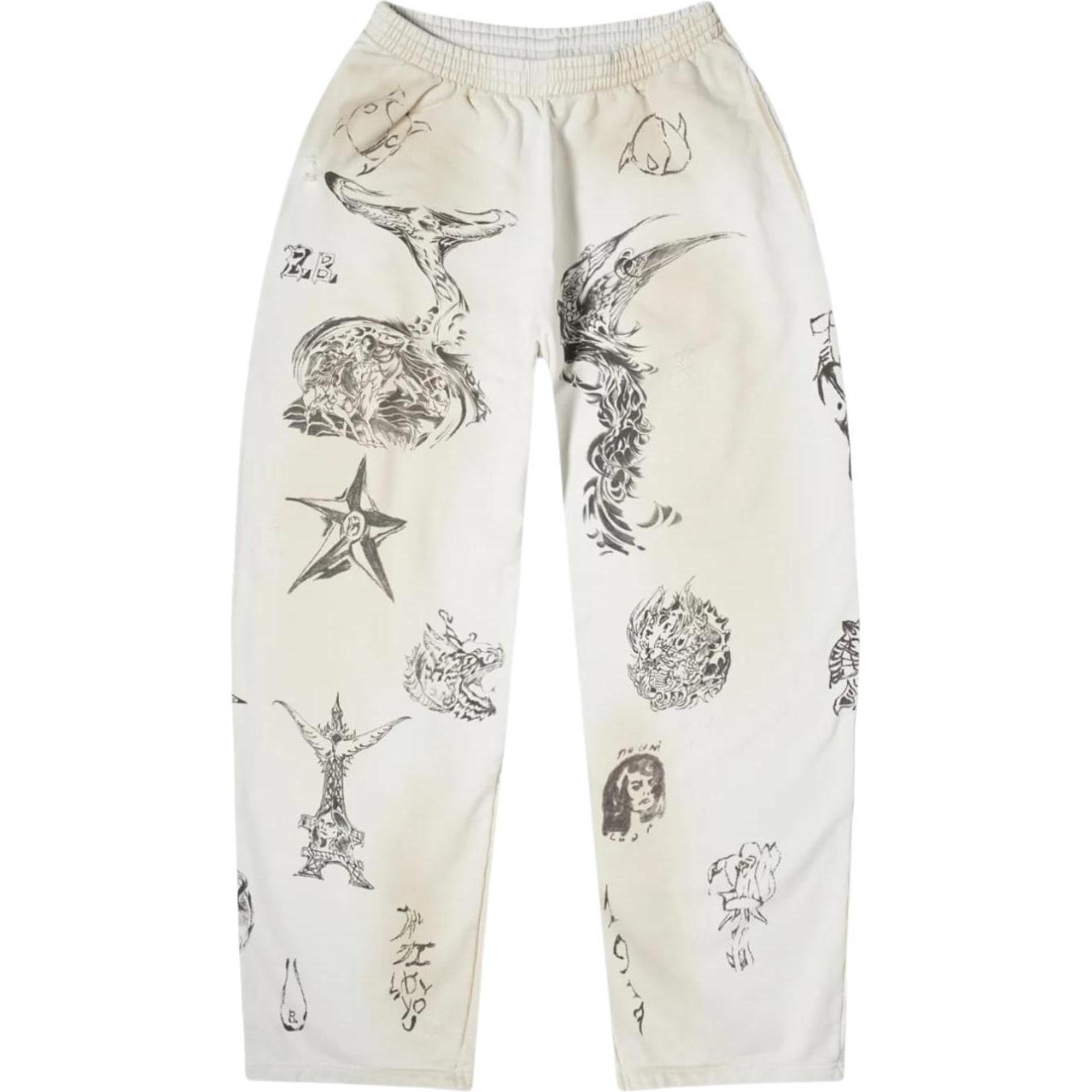 Balenciaga Tattoo Heavy Molleton Sweatpants