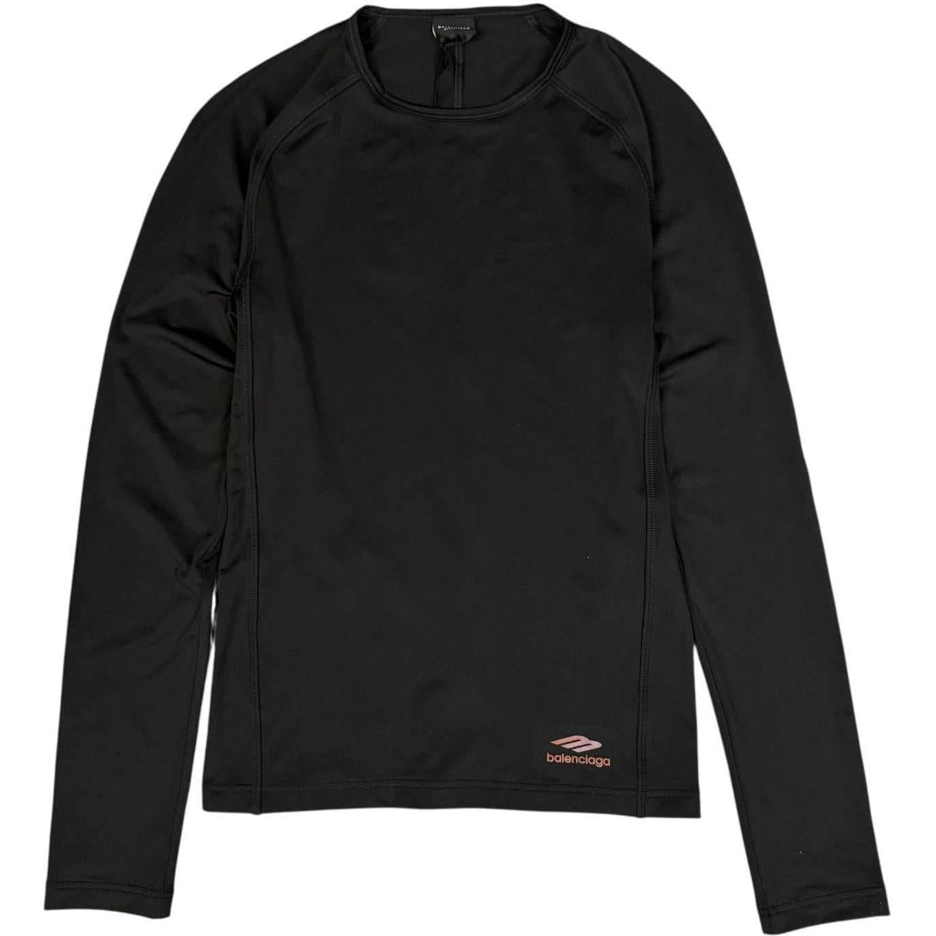 Balenciaga Women's Compression Shirt Black Pink