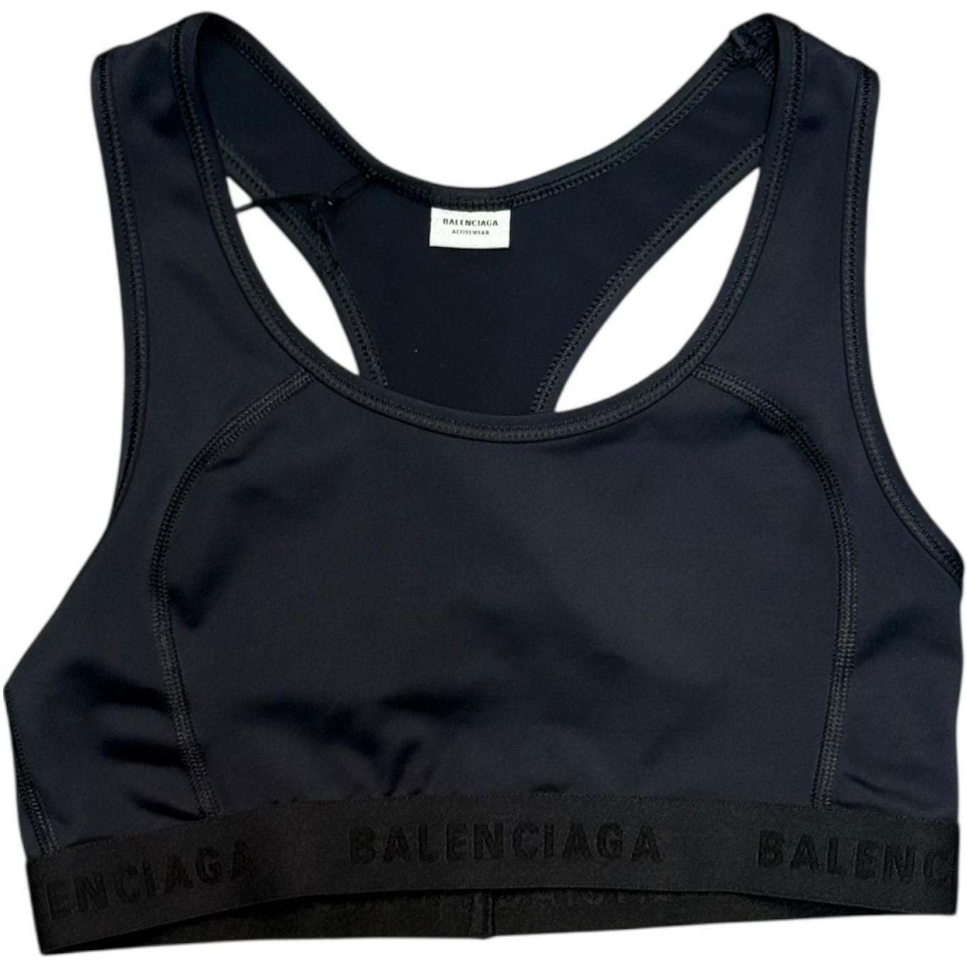 Balenciaga Women's Sports Bra Black/White