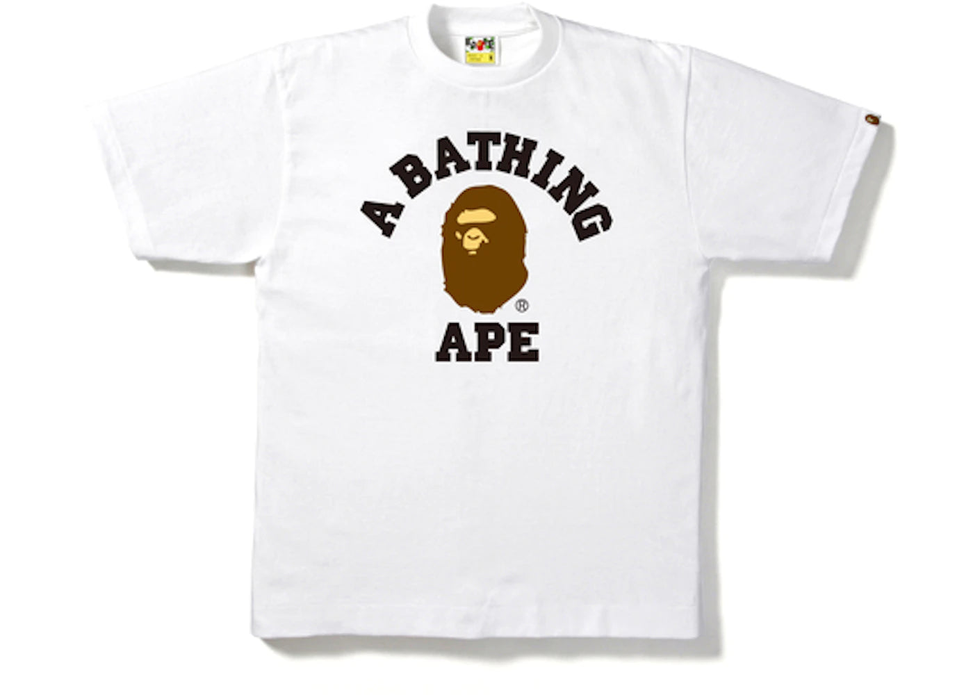 BAPE A Bathing Ape College T-Shirt White