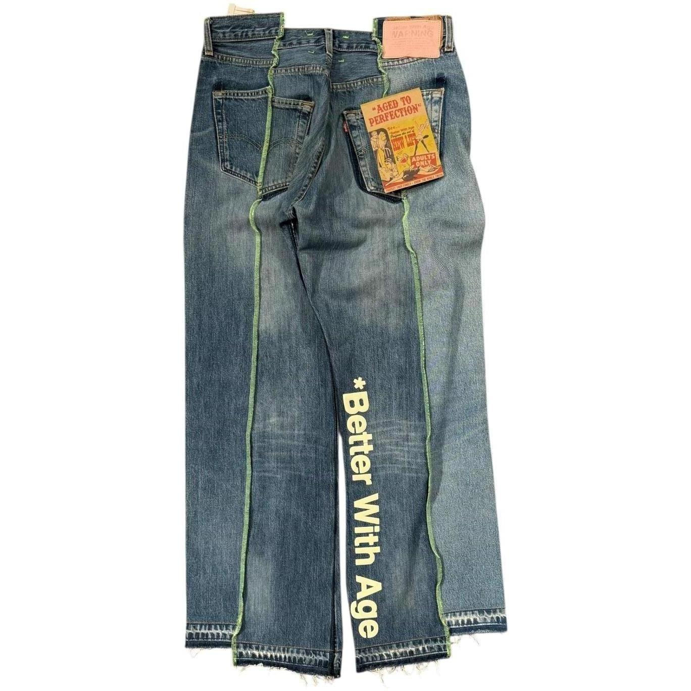 Better With Age Altar Reconstructed Denim Multi #2