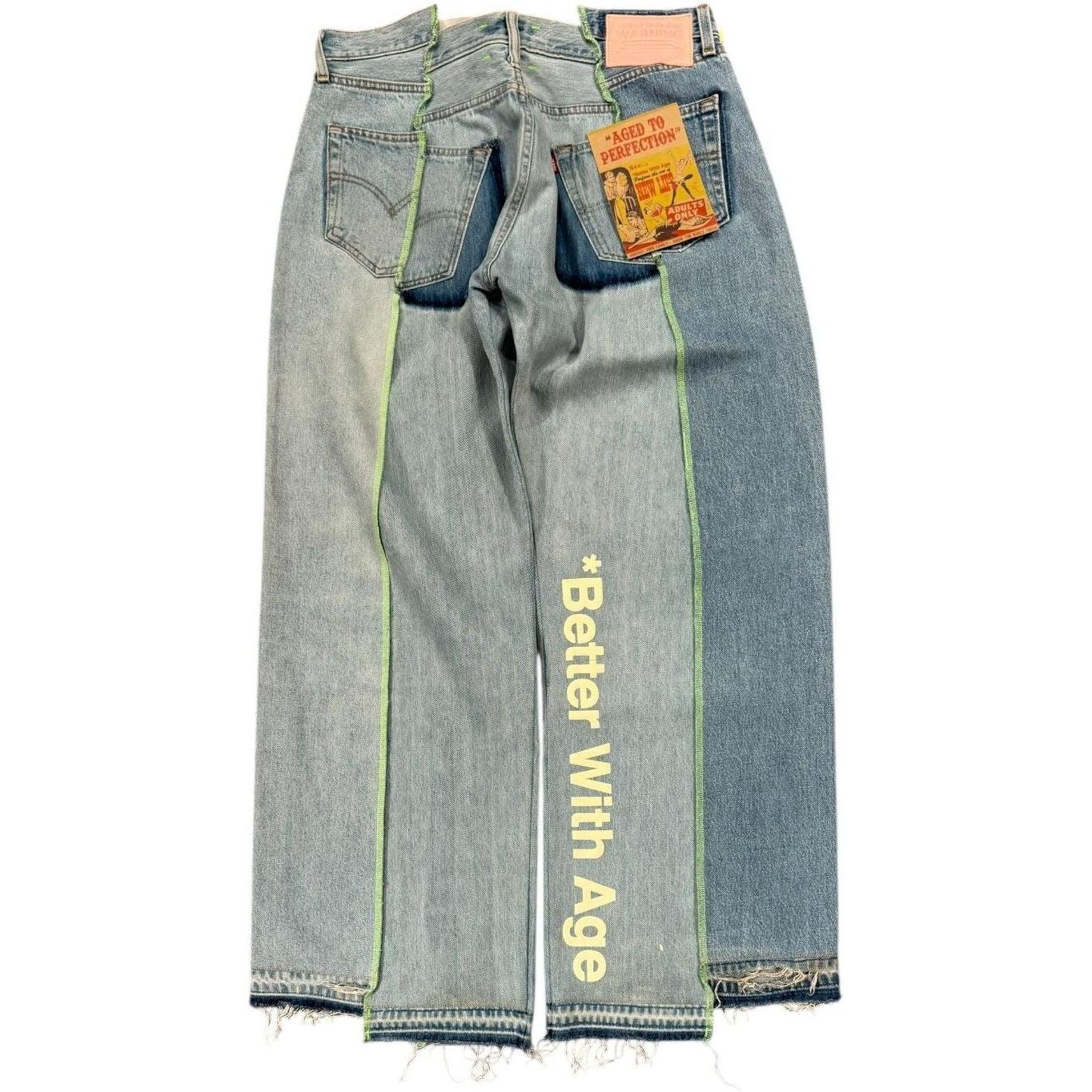 Better With Age Altar Reconstructed Denim Multi #4