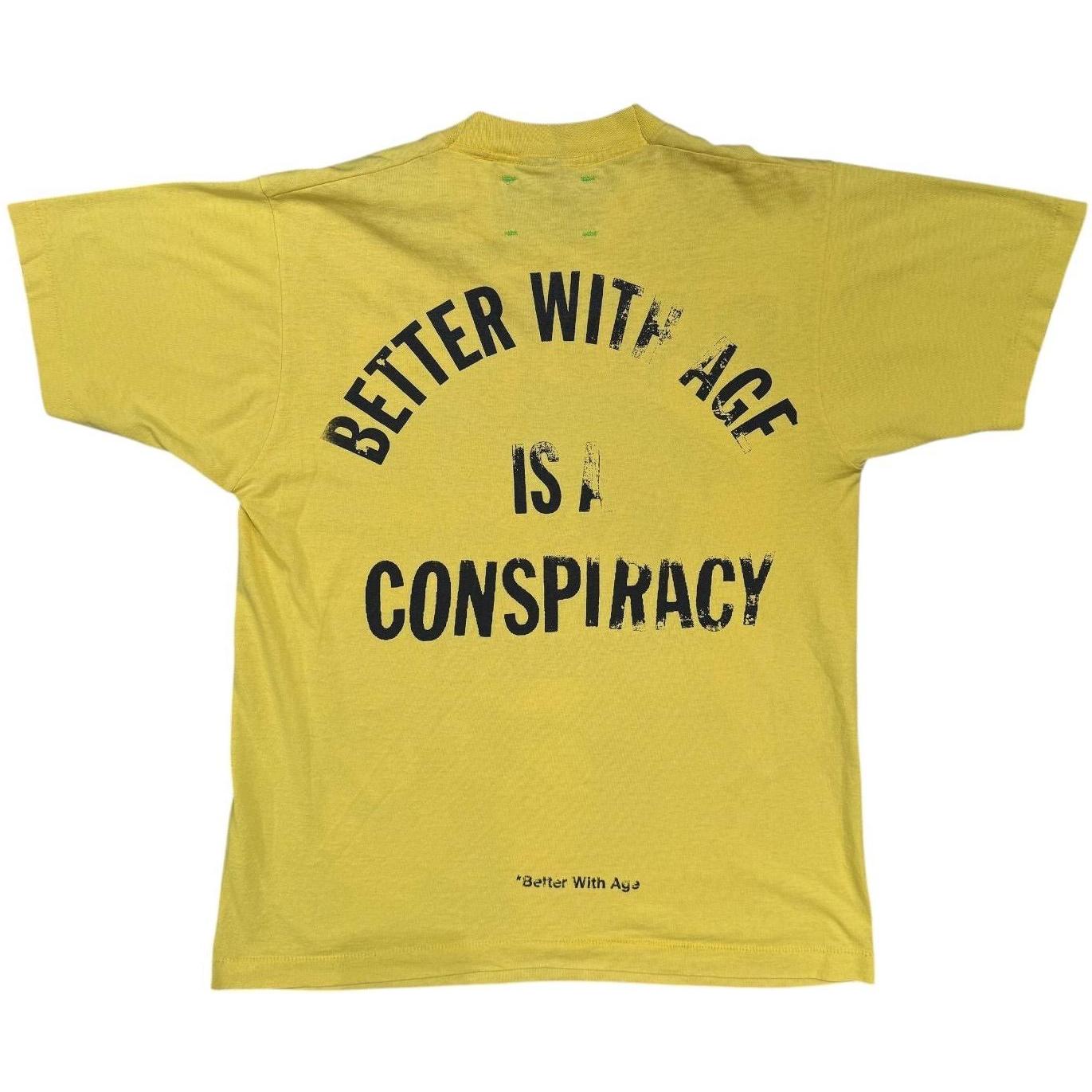 Better With Age Conspiracy T-Shirt Yellow