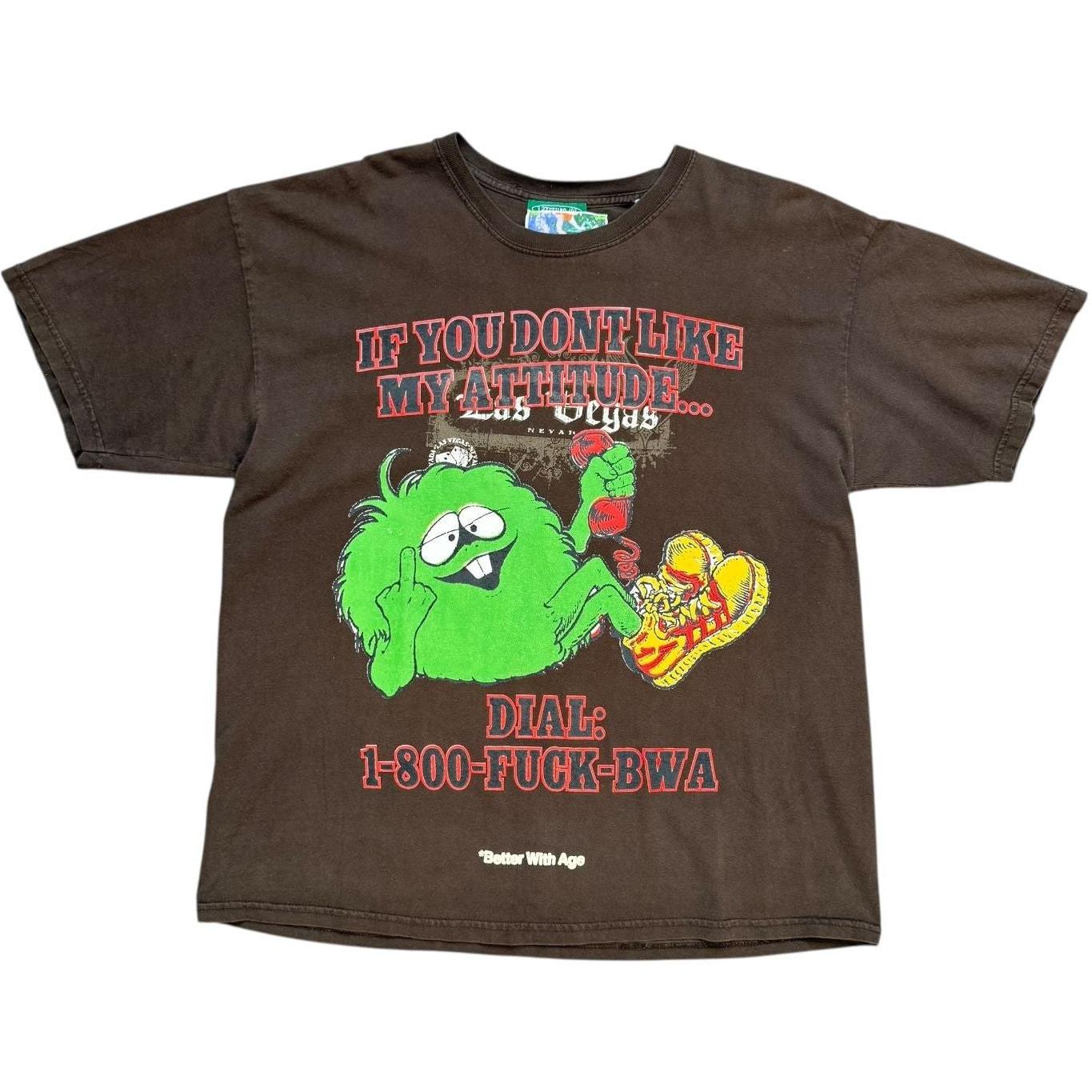 Better With Age Dickhead Vintage T-Shirt Brown