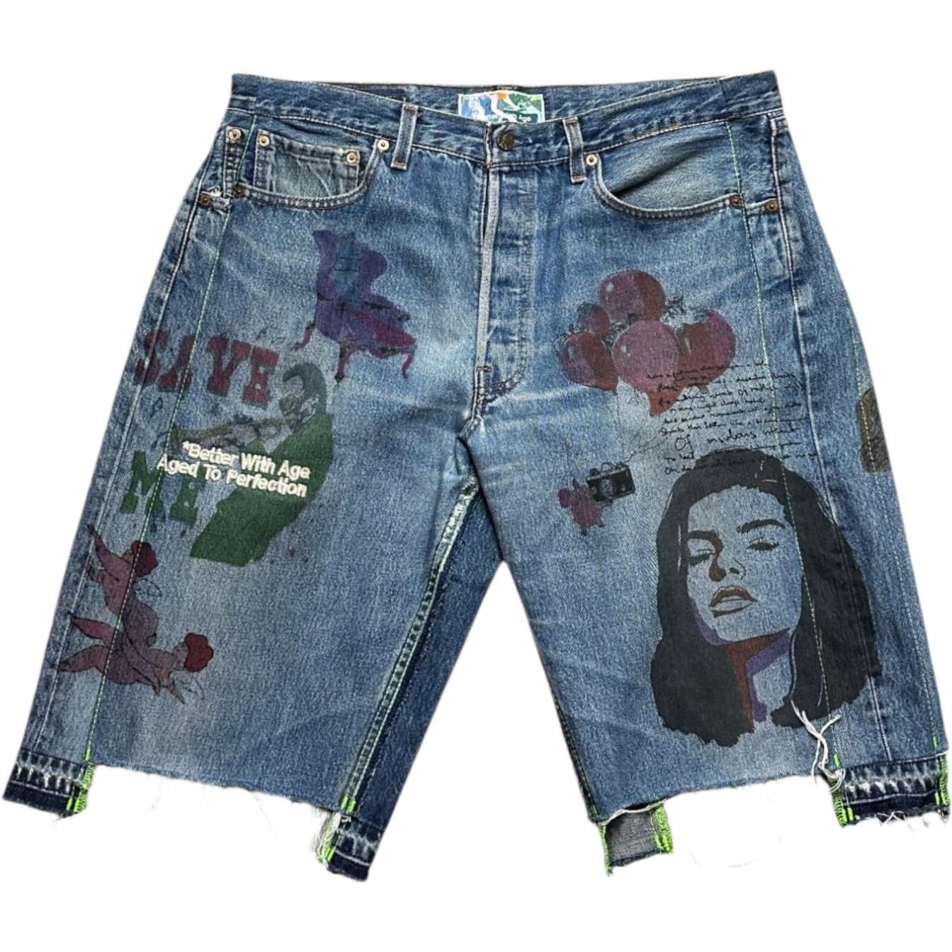 Better With Age Harrison Triple Wide Denim Shorts