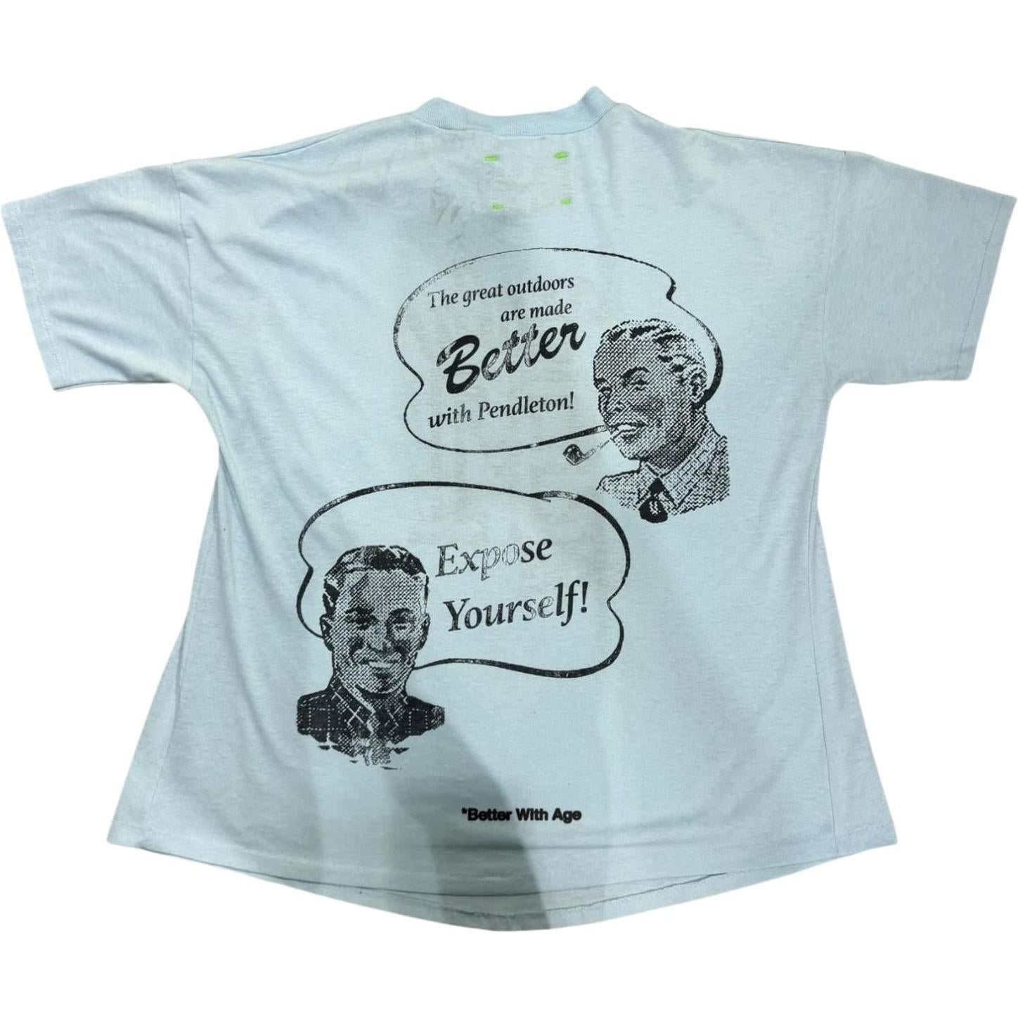 Better With Age Novel Vintage Tee Baby Blue