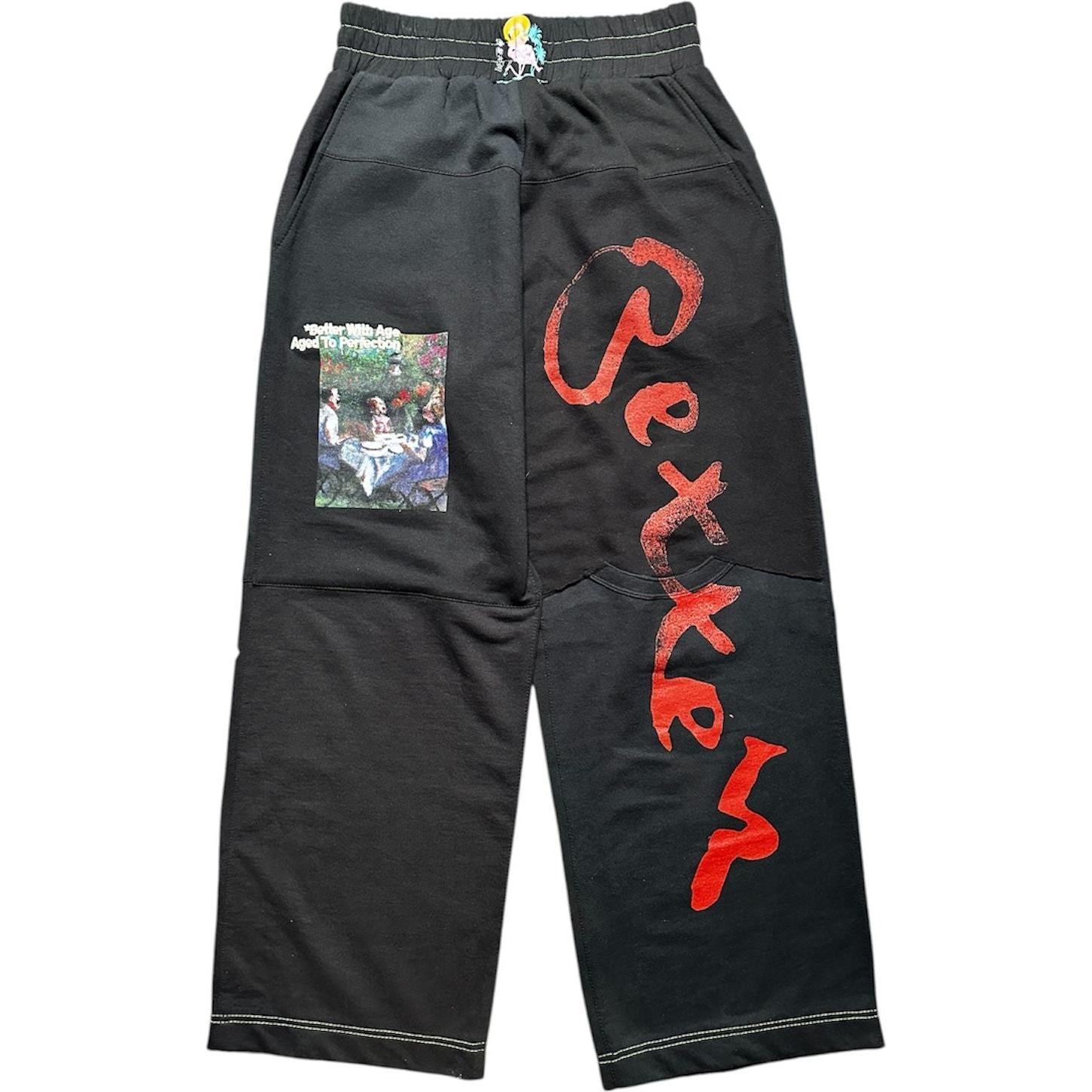 Better With Age Remoir Reconstructed Sweatpants Black - 2