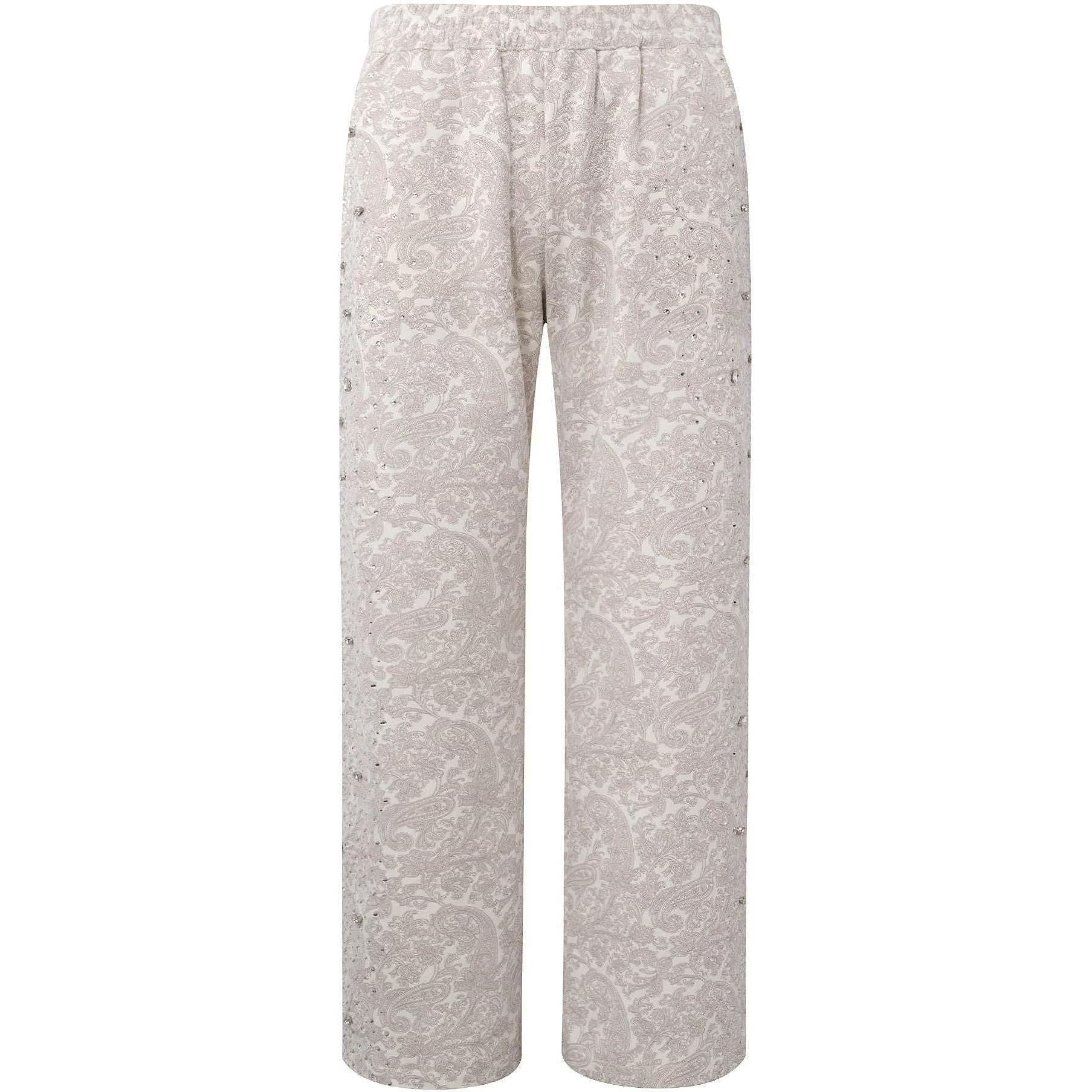 Birth of a Royal Child Cashew Blossom Pearl Sweatpants White
