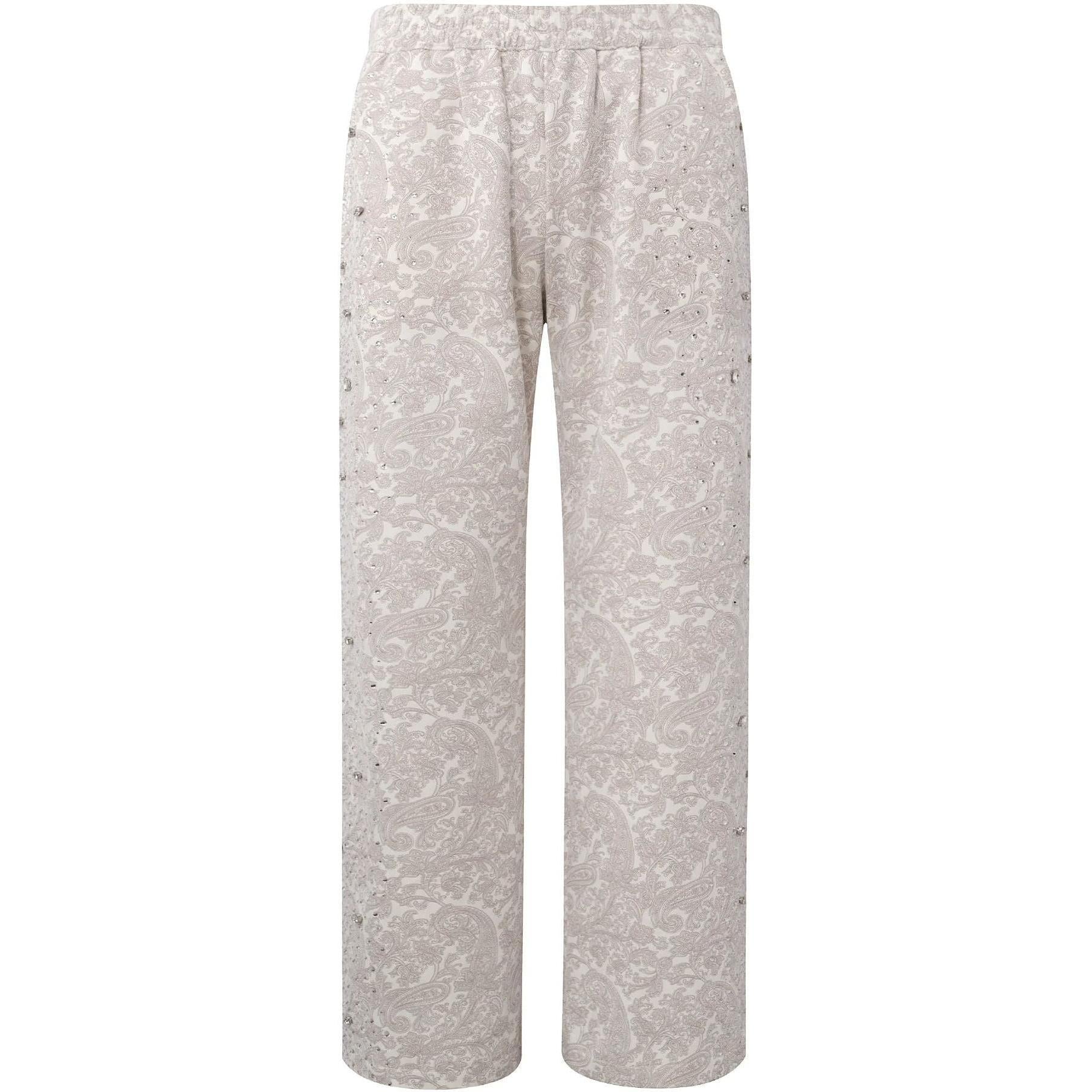 Birth of a Royal Child Cashew Blossom Pearl Sweatpants White
