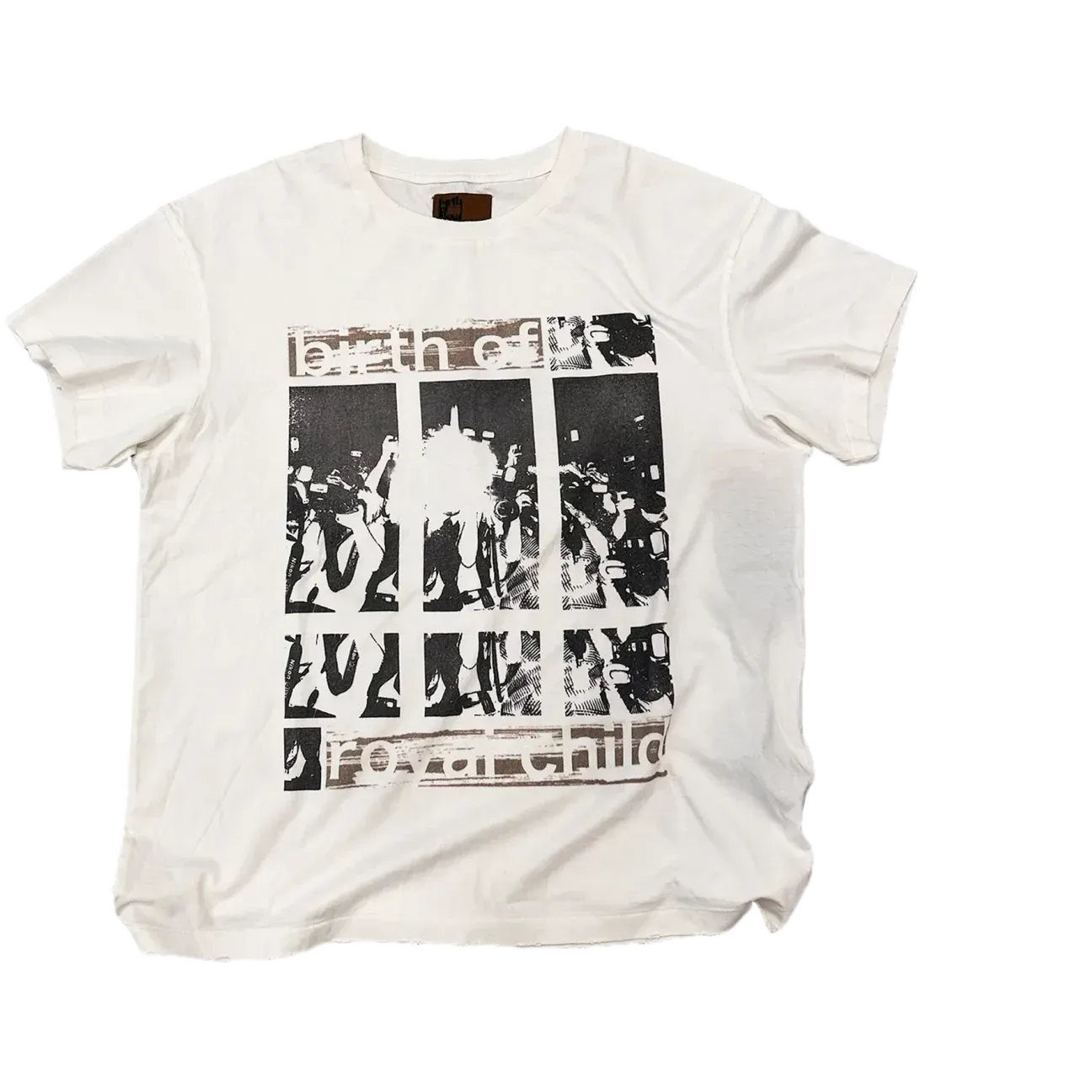 Birth of a Royal Child Flashlight Vintage T-Shirt Cream