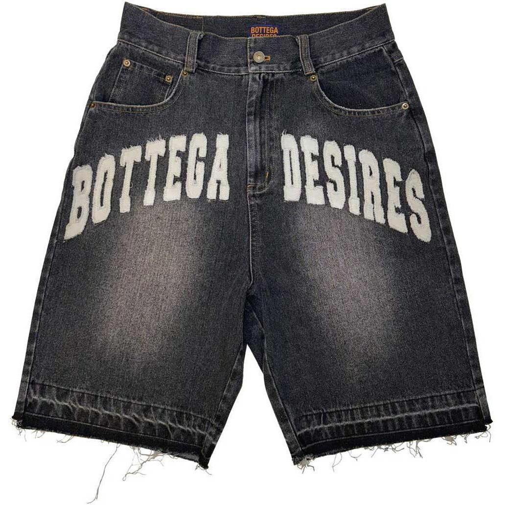 Bottega Desires Denim Shorts Black