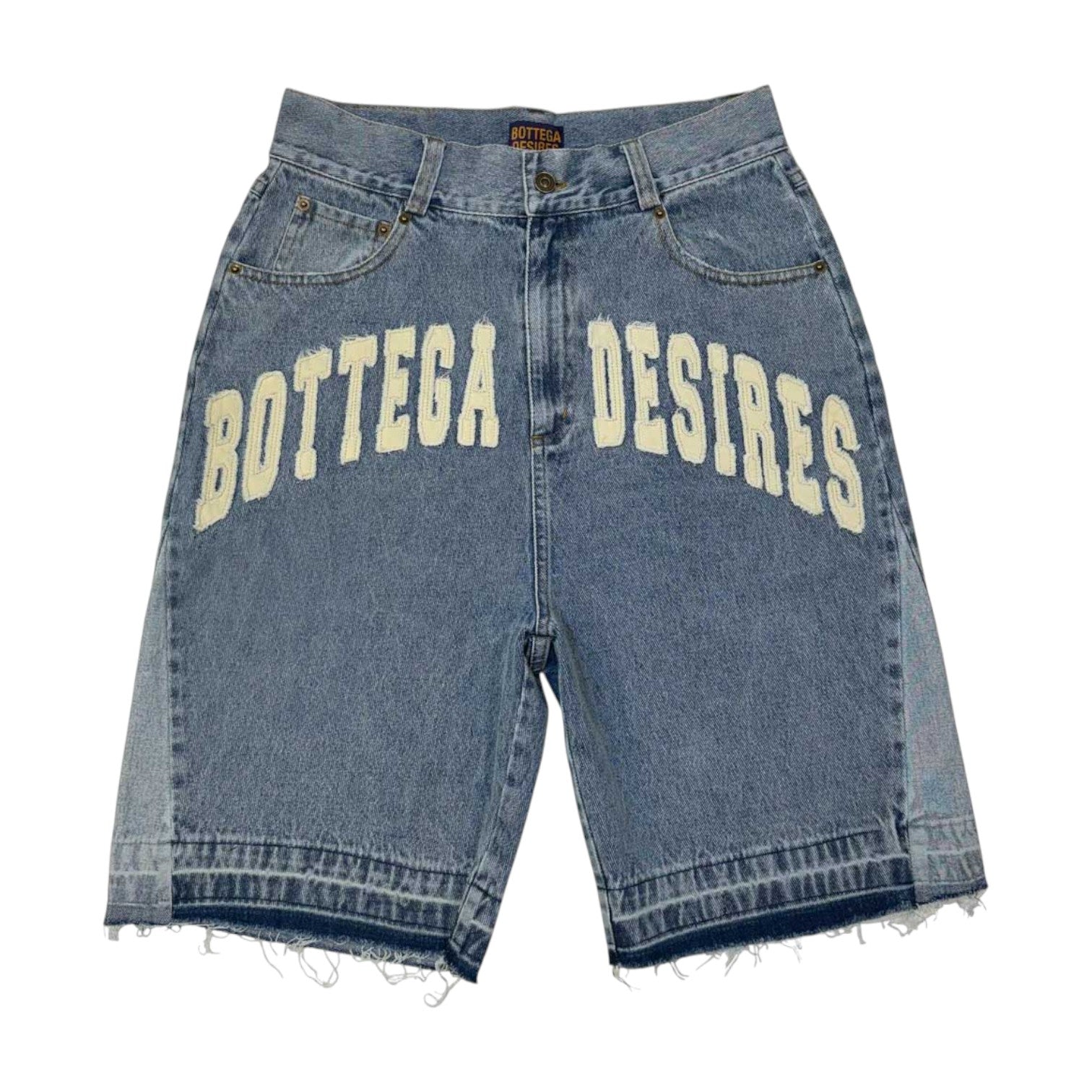 Bottega Desires Denim Shorts Blue