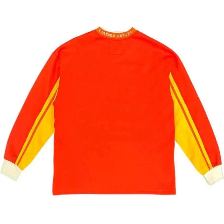 Bottega Desires Hockey Long Sleeve Jersey Orange Red