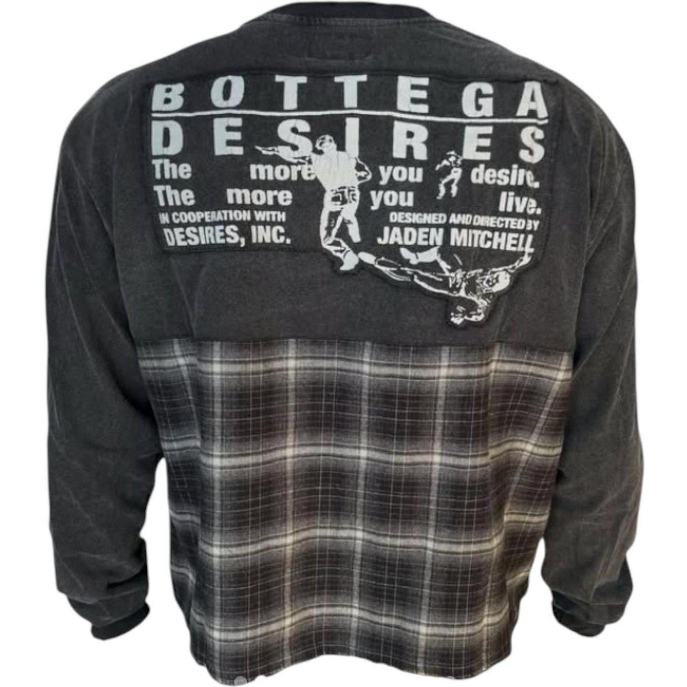 Bottega Desires Hybrid Flannel Longsleeve T-Shirt