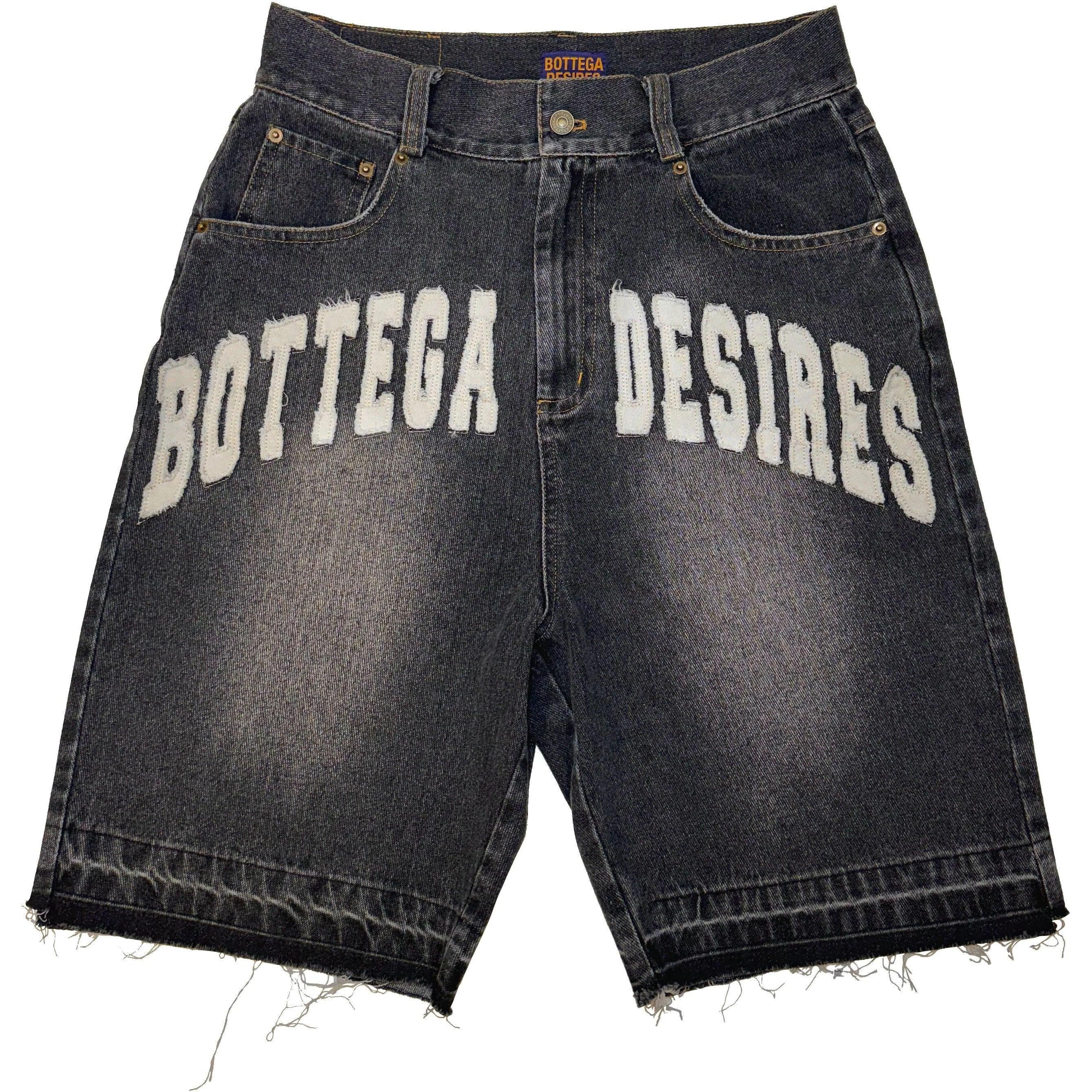 Bottega Desires Jean Shorts Black