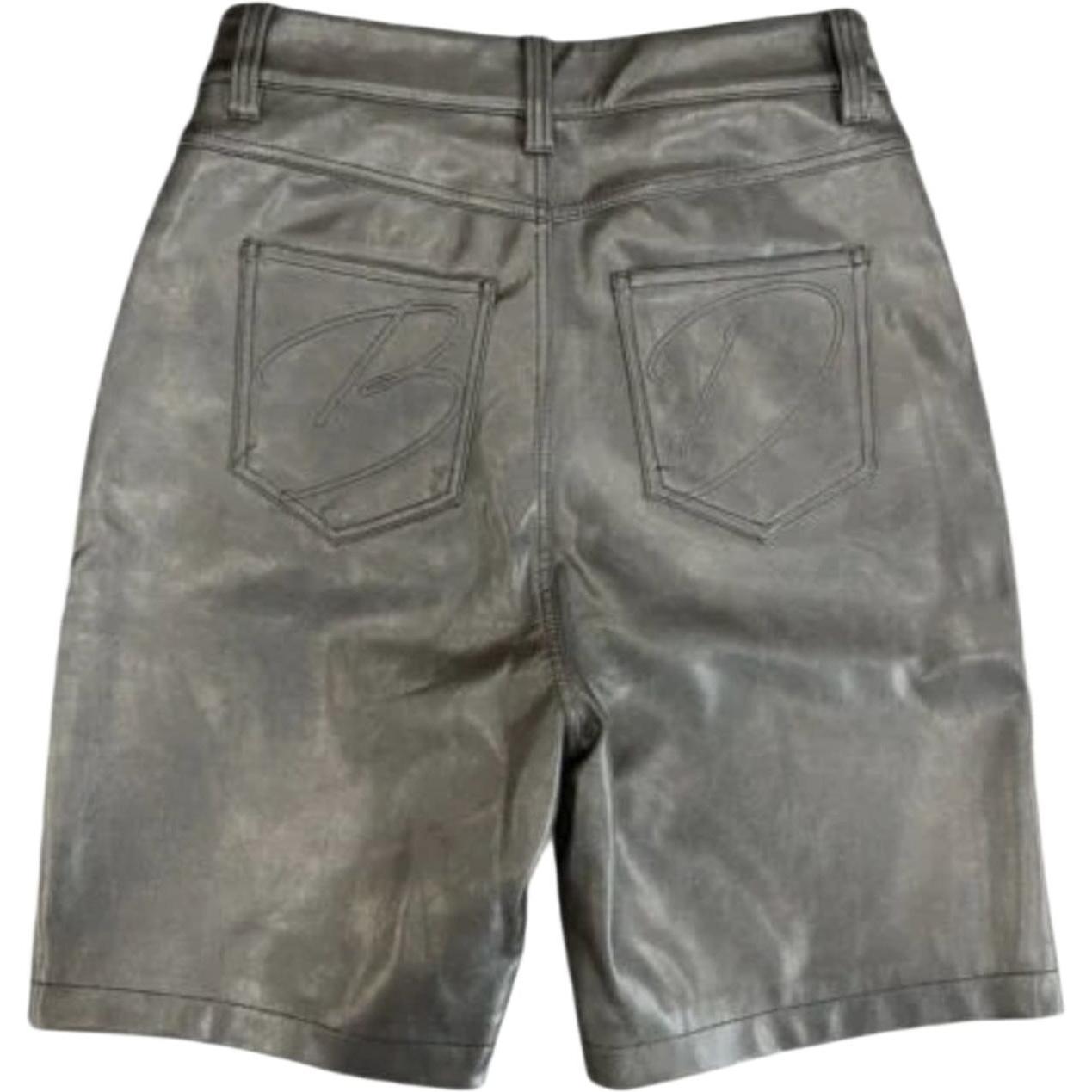 Bottega Desires Leather Shorts Black