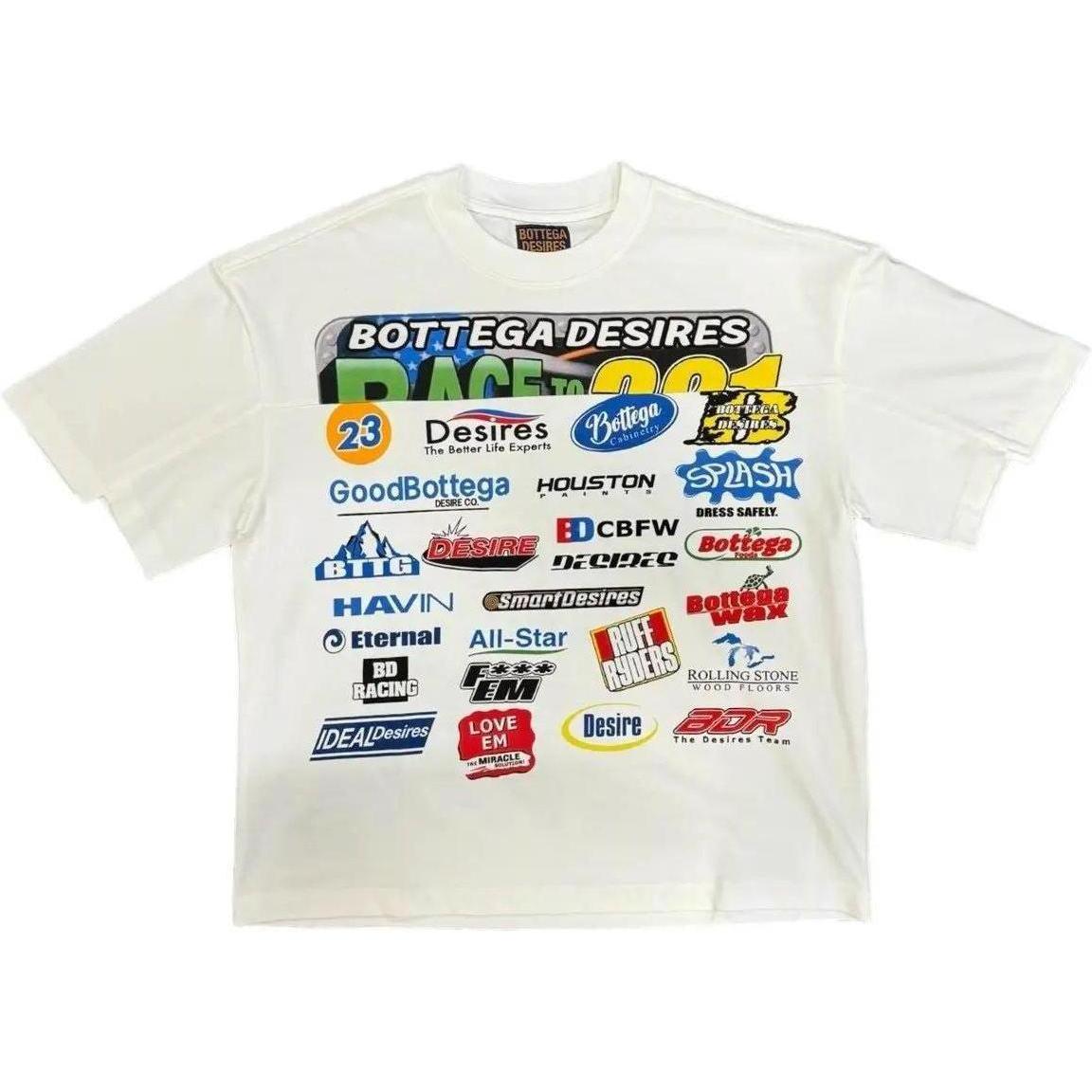 Bottega Desires Race T-Shirt White
