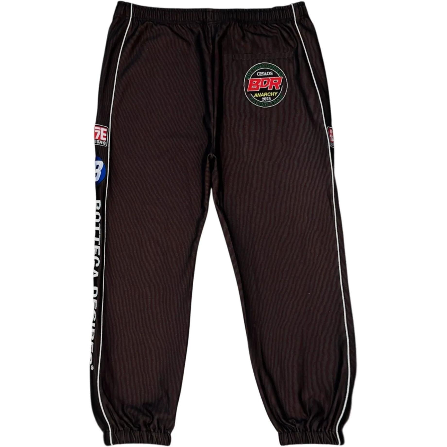 Bottega Desires Race Tracksuit Sweatpants Brown