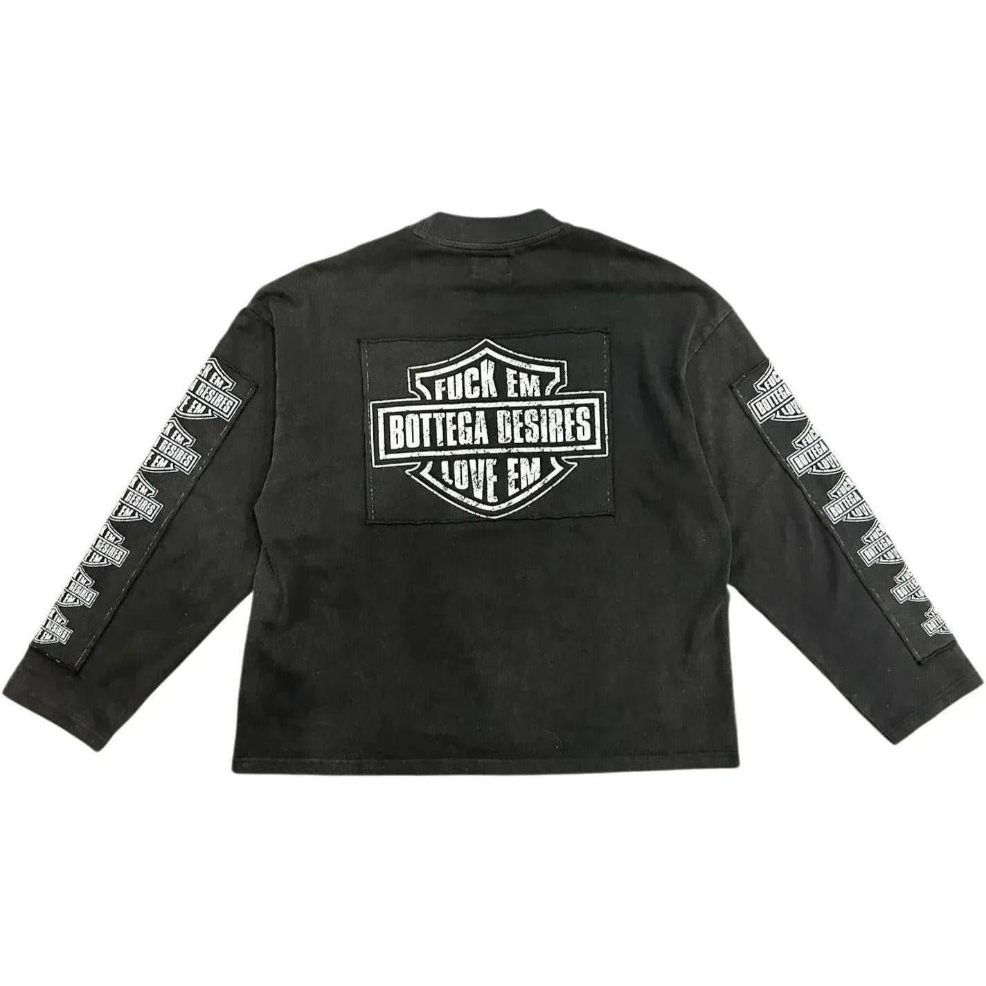 Bottega Desires Ruff Ryder L/S T-Shirt Black