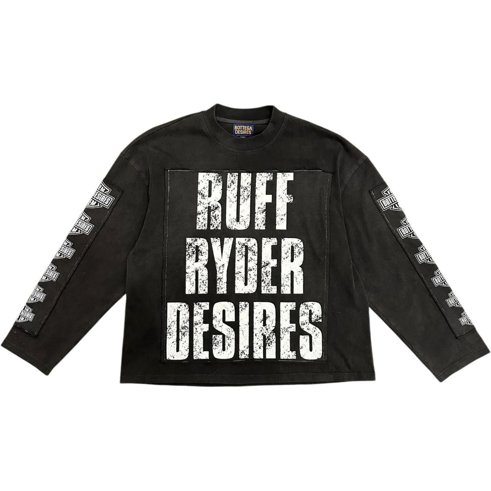 Bottega Desires Ruff Ryder L/S T-Shirt Black