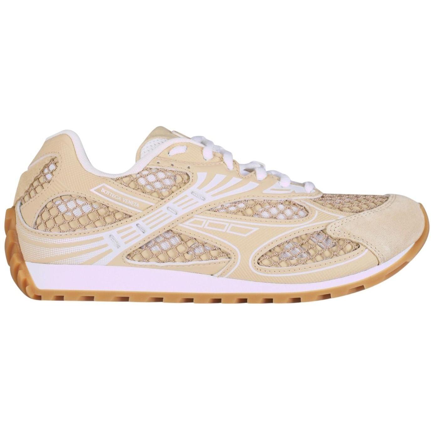 Bottega Veneta Orbit Tan Suede