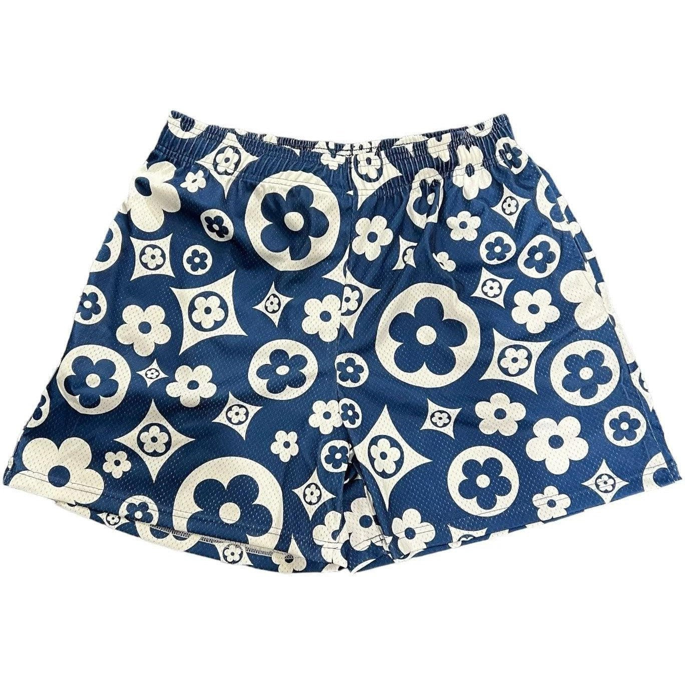 Bravest Studios Blue Flower Shorts