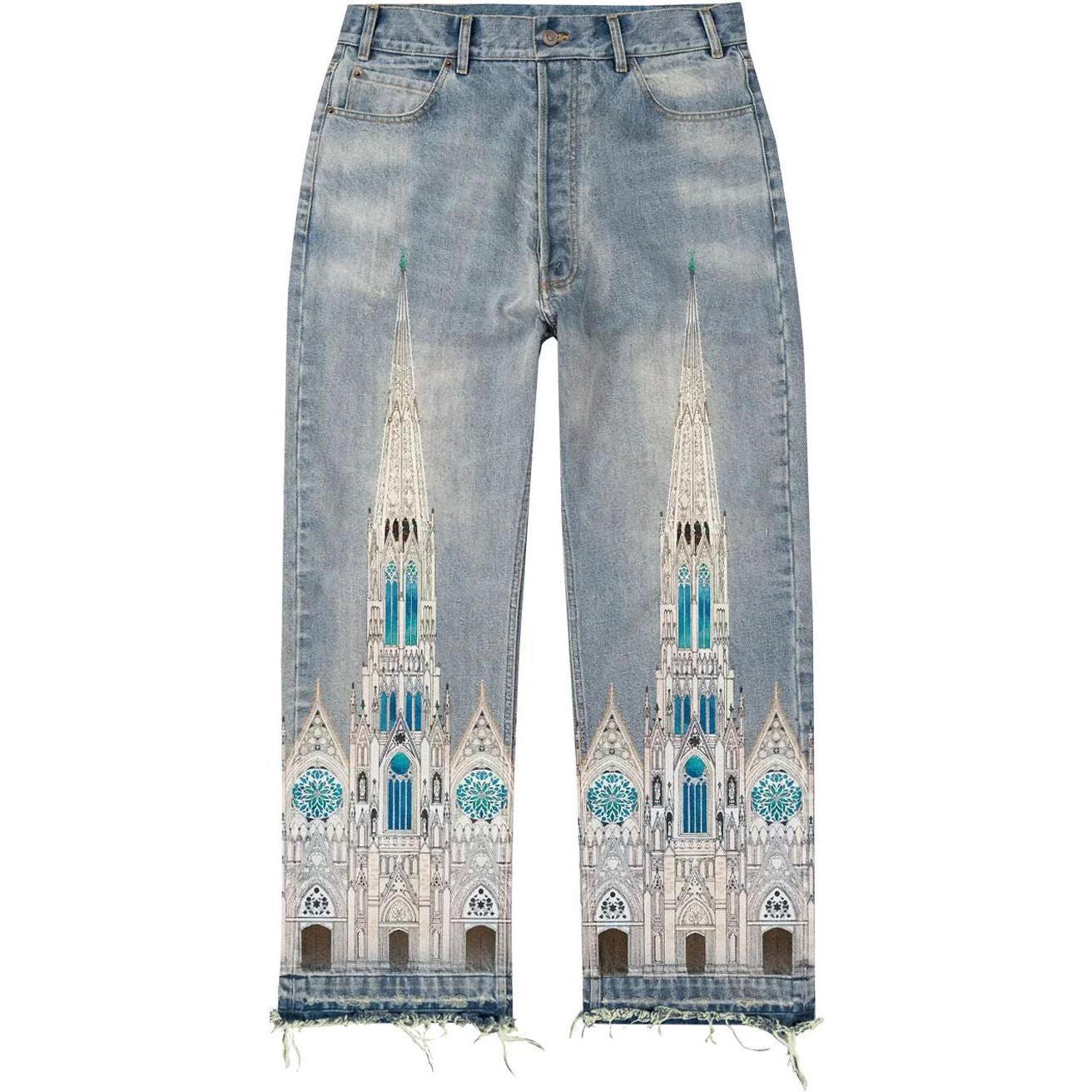 Bravest Studios Cathedral Denim Pants Blue