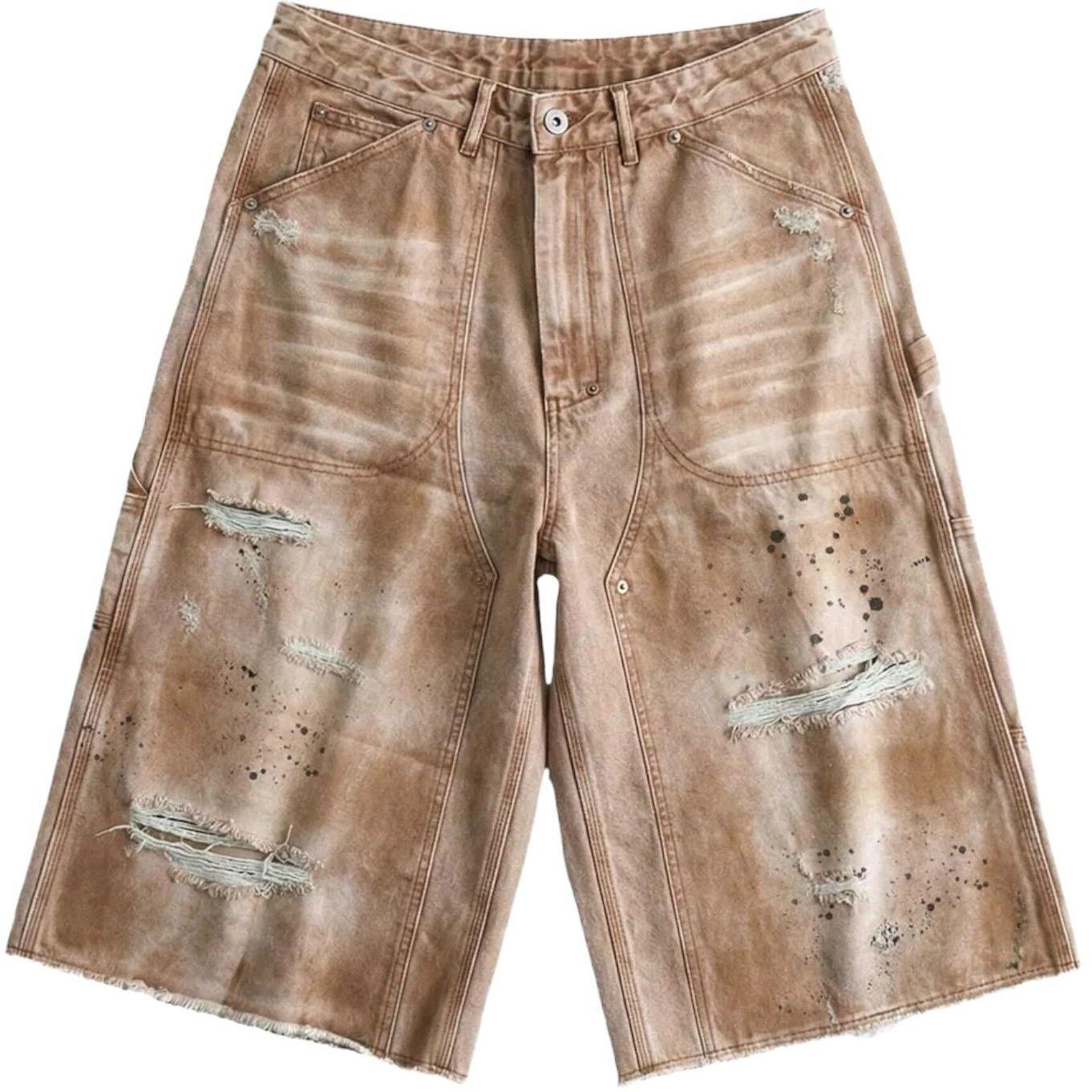 Bravest Studios Distressed Workwear Shorts