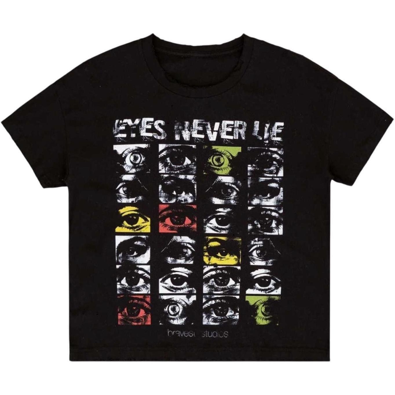 Bravest Studios Eyes Vintage T-Shirt Black