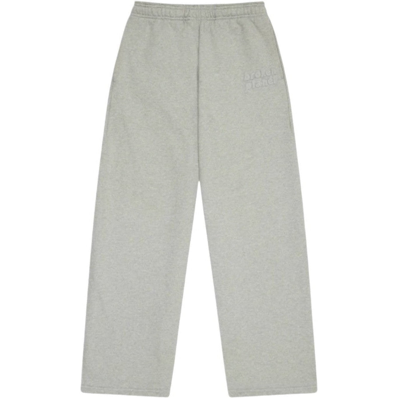 Broken Planet Basics Wide Leg Sweatpants Heather Grey