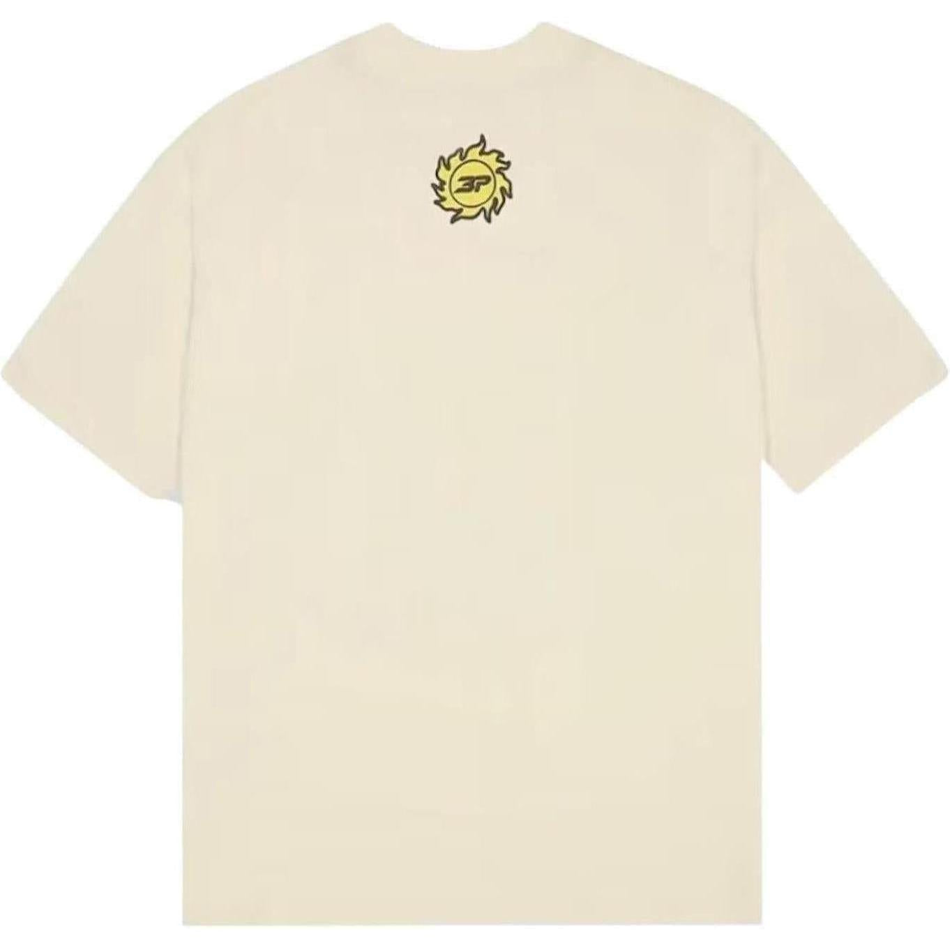 Broken Planet Foot On The Gas T-shirt Vanilla White