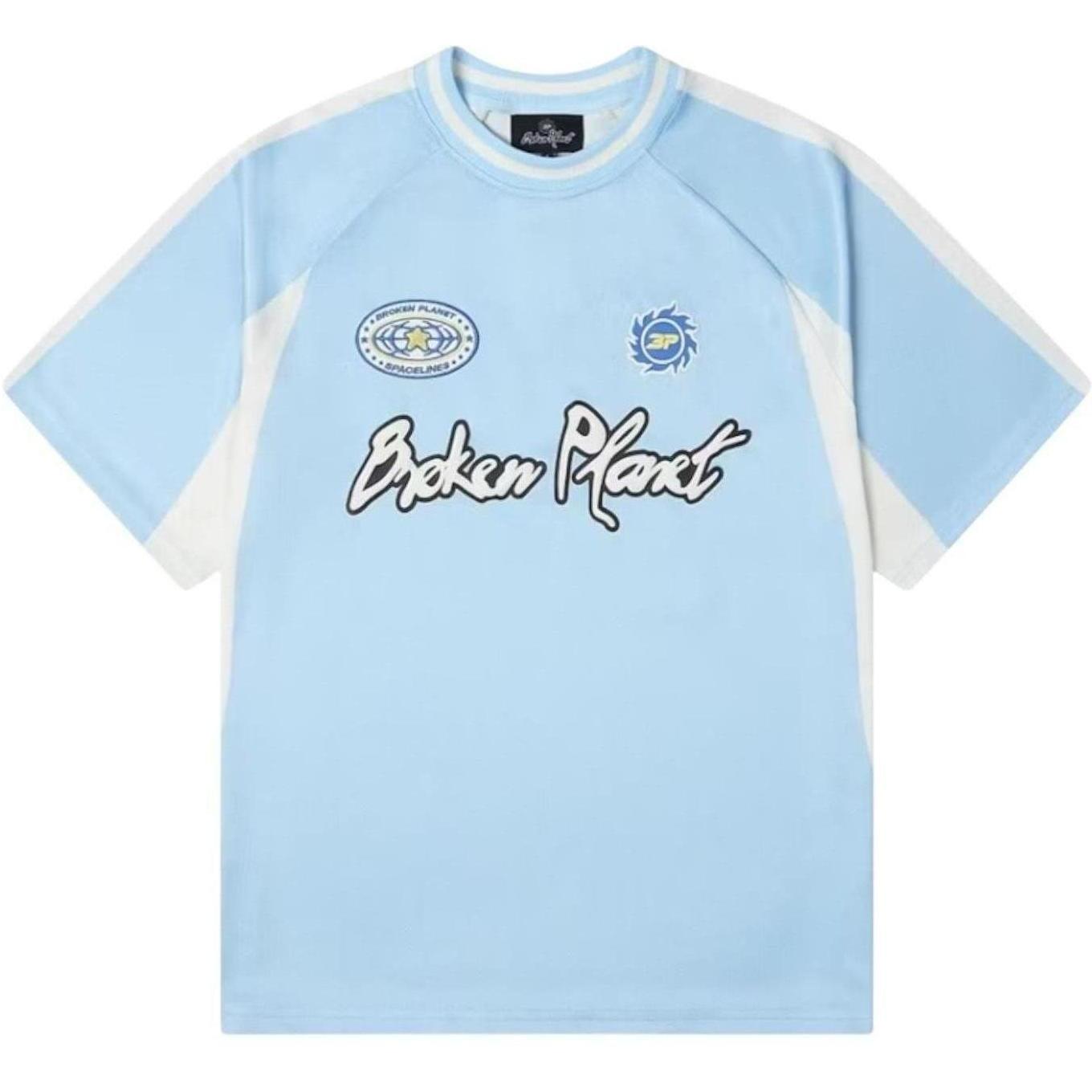 Broken Planet Football Jersey Light Blue