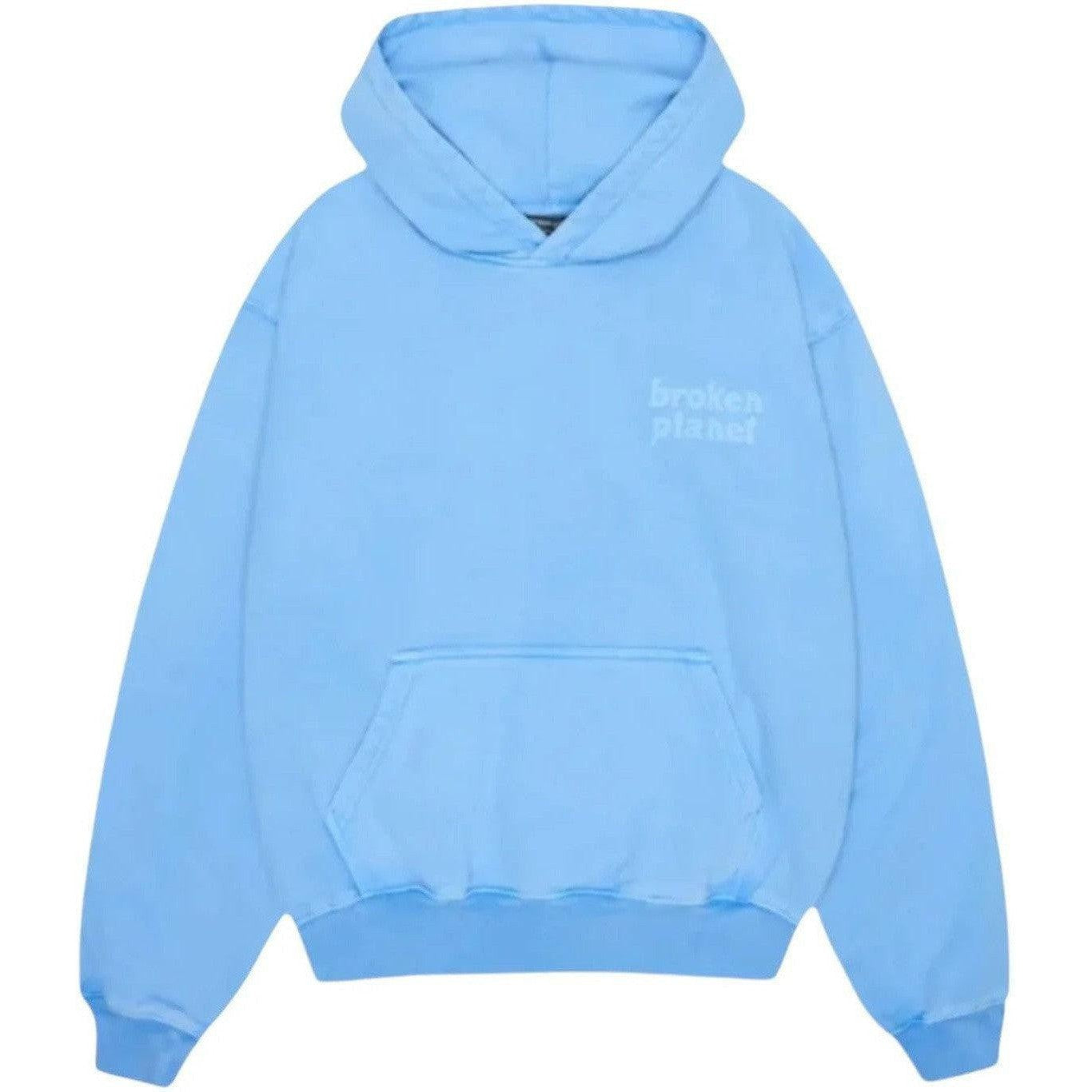 Broken Planet Market Basics Hoodie Light Blue