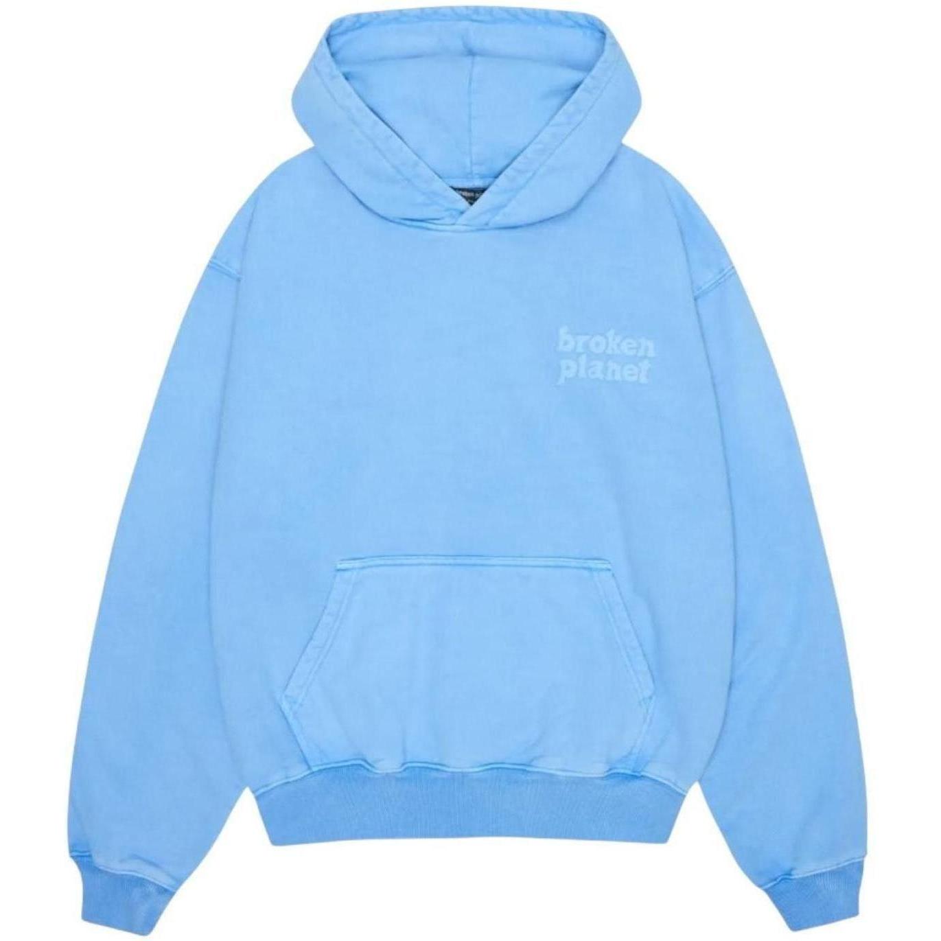 Broken Planet Market Basics Hoodie Light Blue