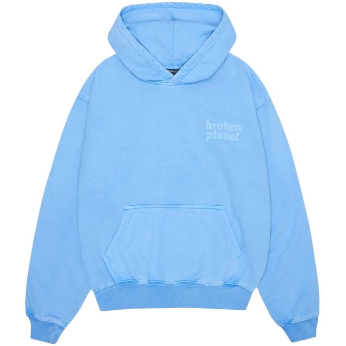 Broken Planet Market Basics Hoodie Light Blue