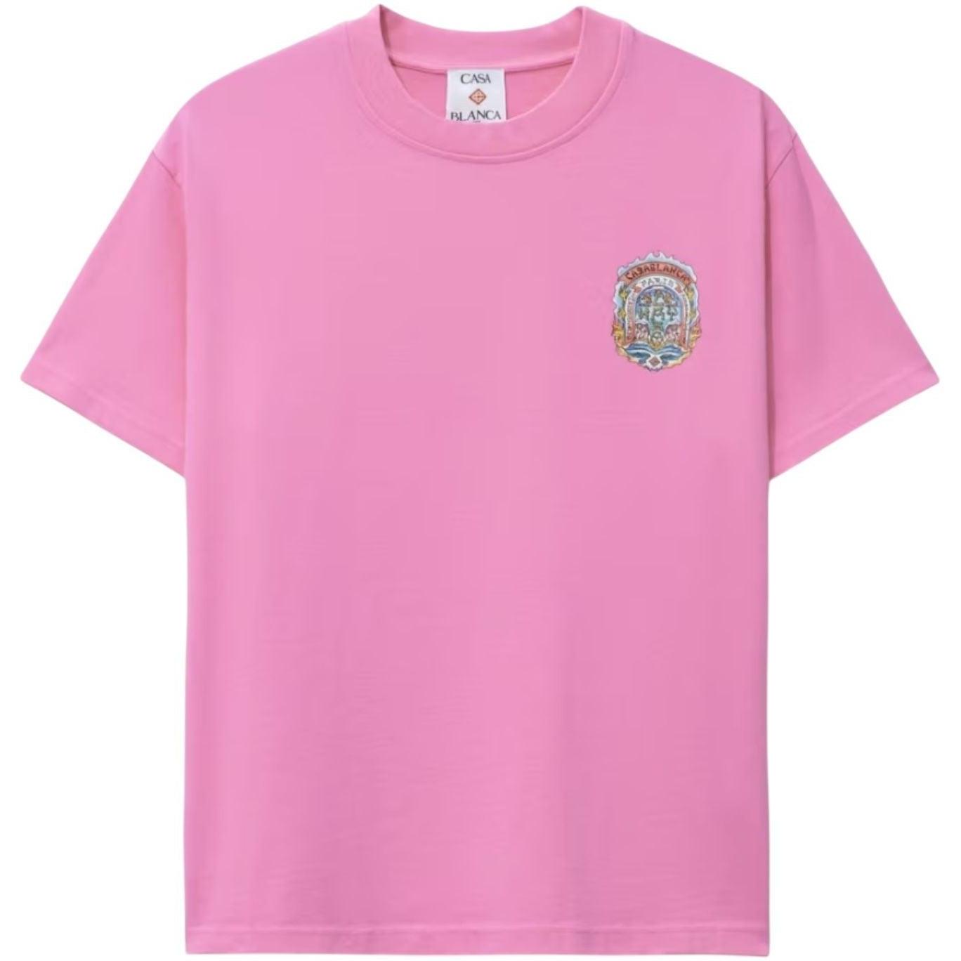 Casablanca Casa Way Skate Short Sleeve T-Shirt Pink