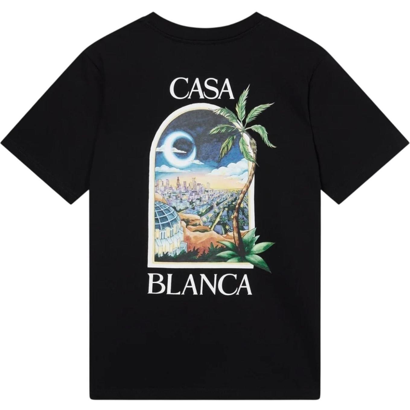 Casablanca LA Nights Short Sleeve T‑Shirt Black