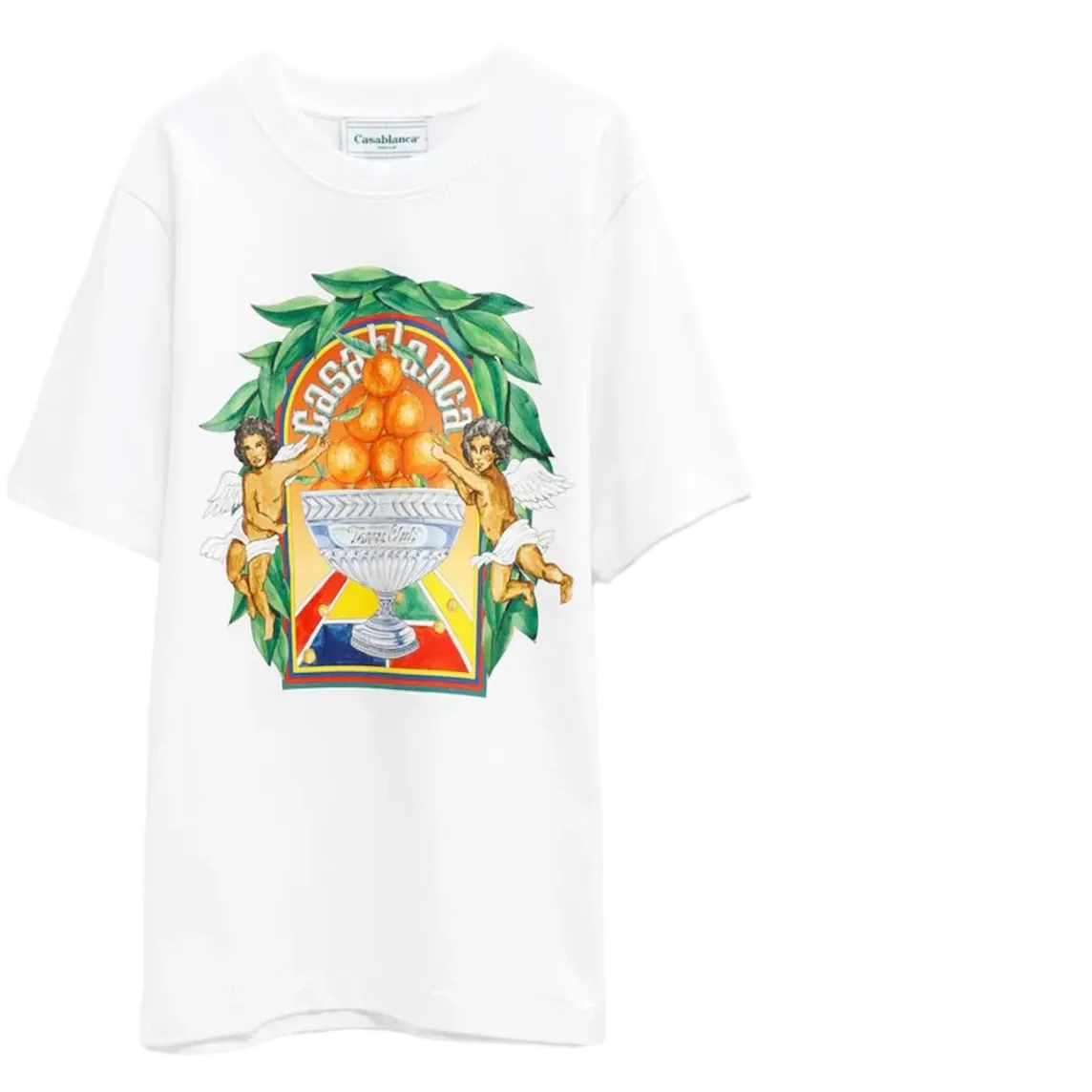 Casablanca Triomphe D'orange T-Shirt White