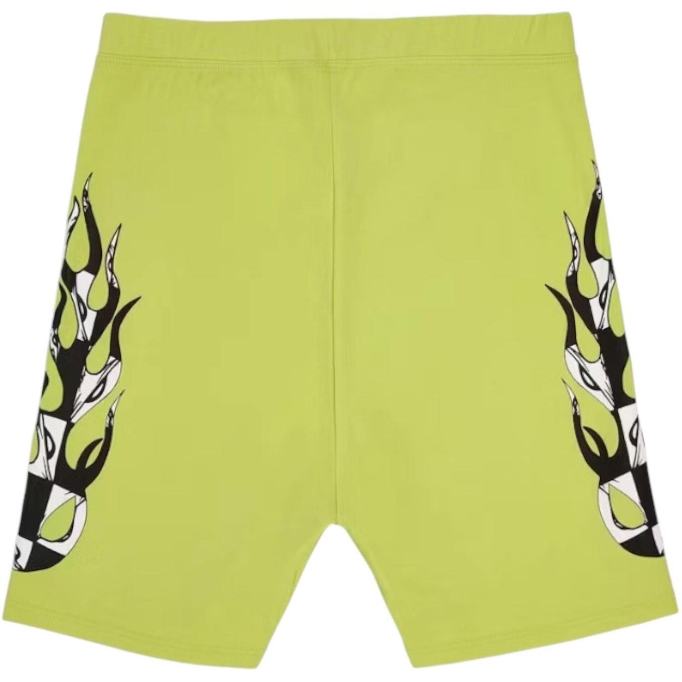 Chrome Hearts 99 Eyes Bike Short Acidick Green