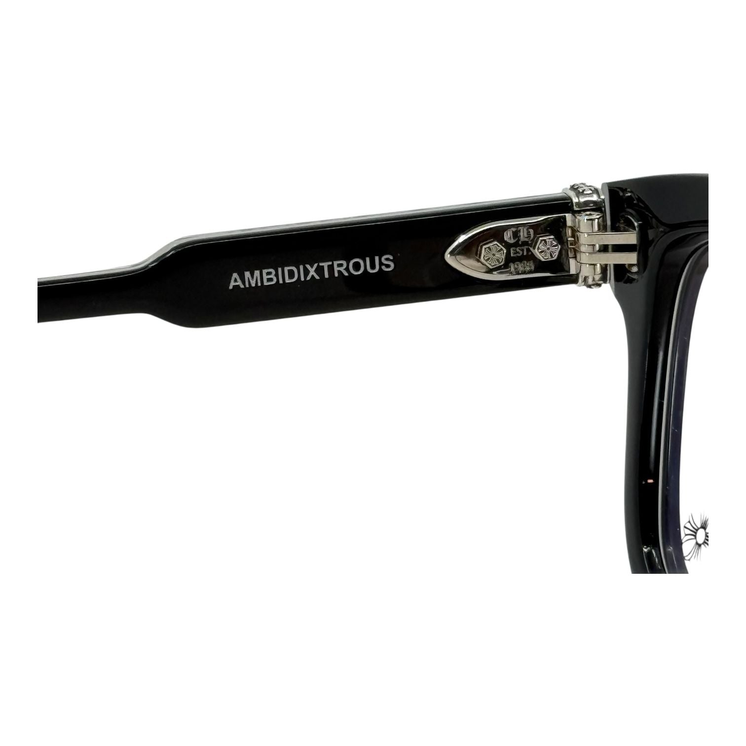 Chrome Hearts Ambidixtrous Black/Sterling Silver Glasses