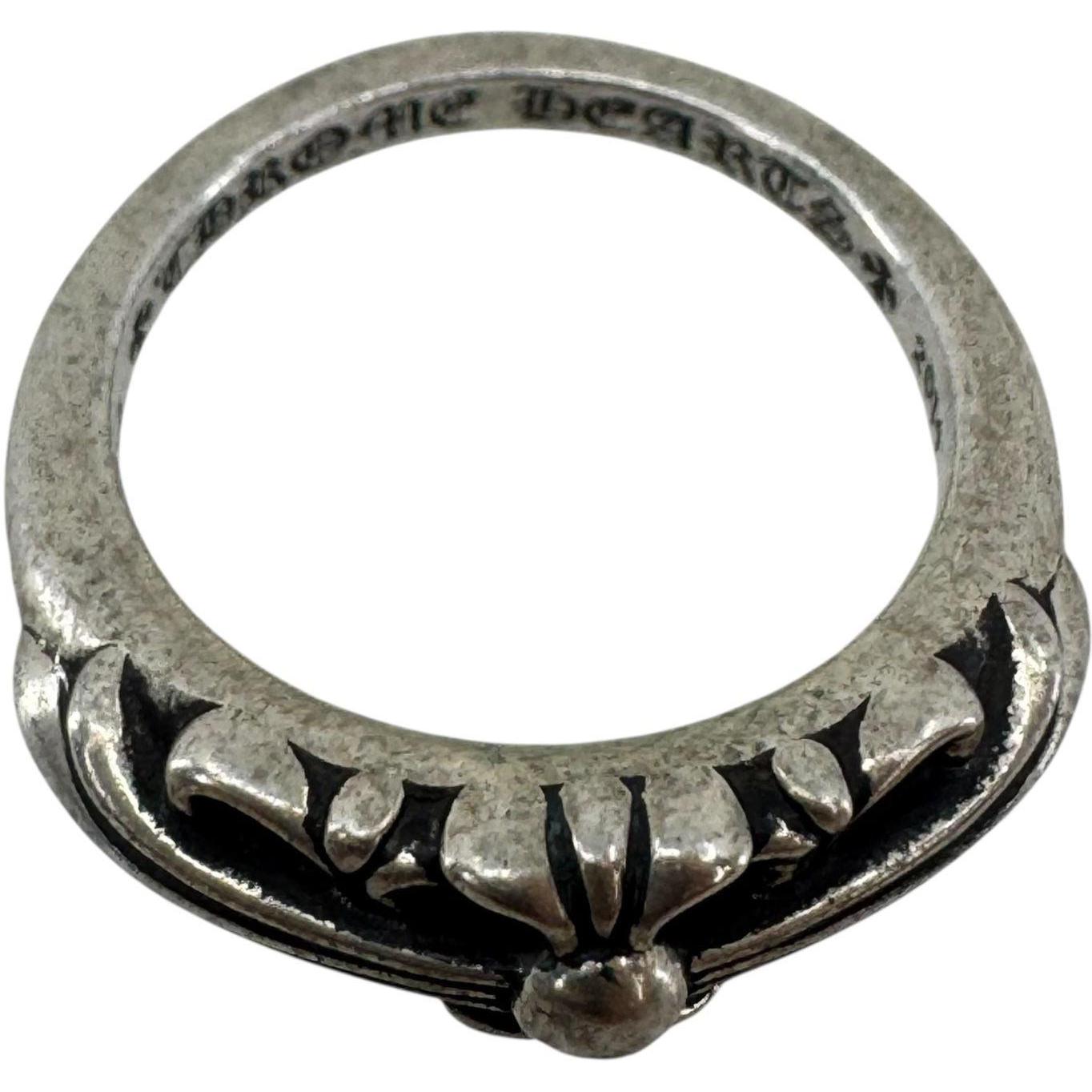 Chrome Hearts Baby Floral Silver Ring