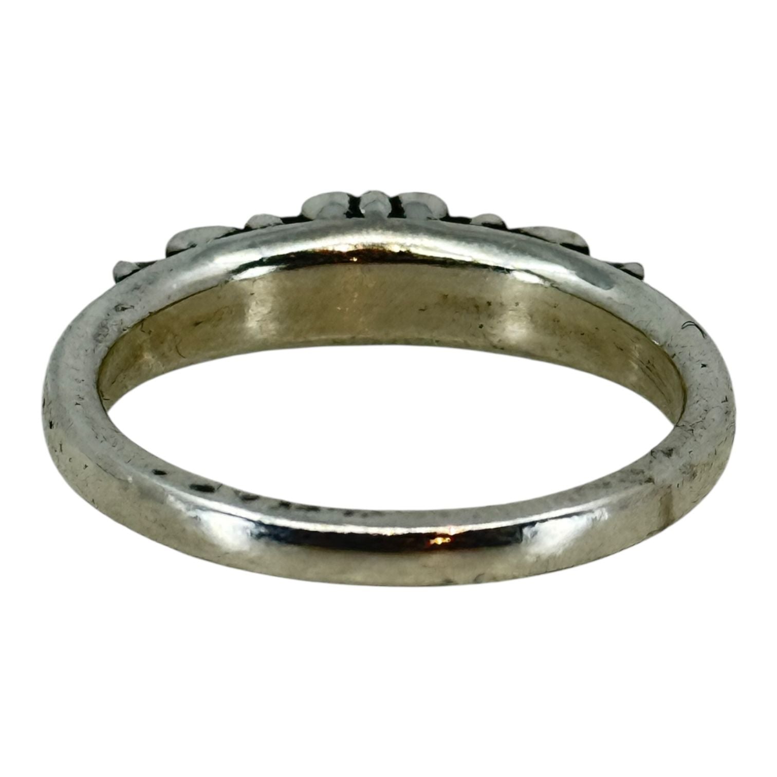 Chrome Hearts Baby Floral Silver Ring - Size 8.5