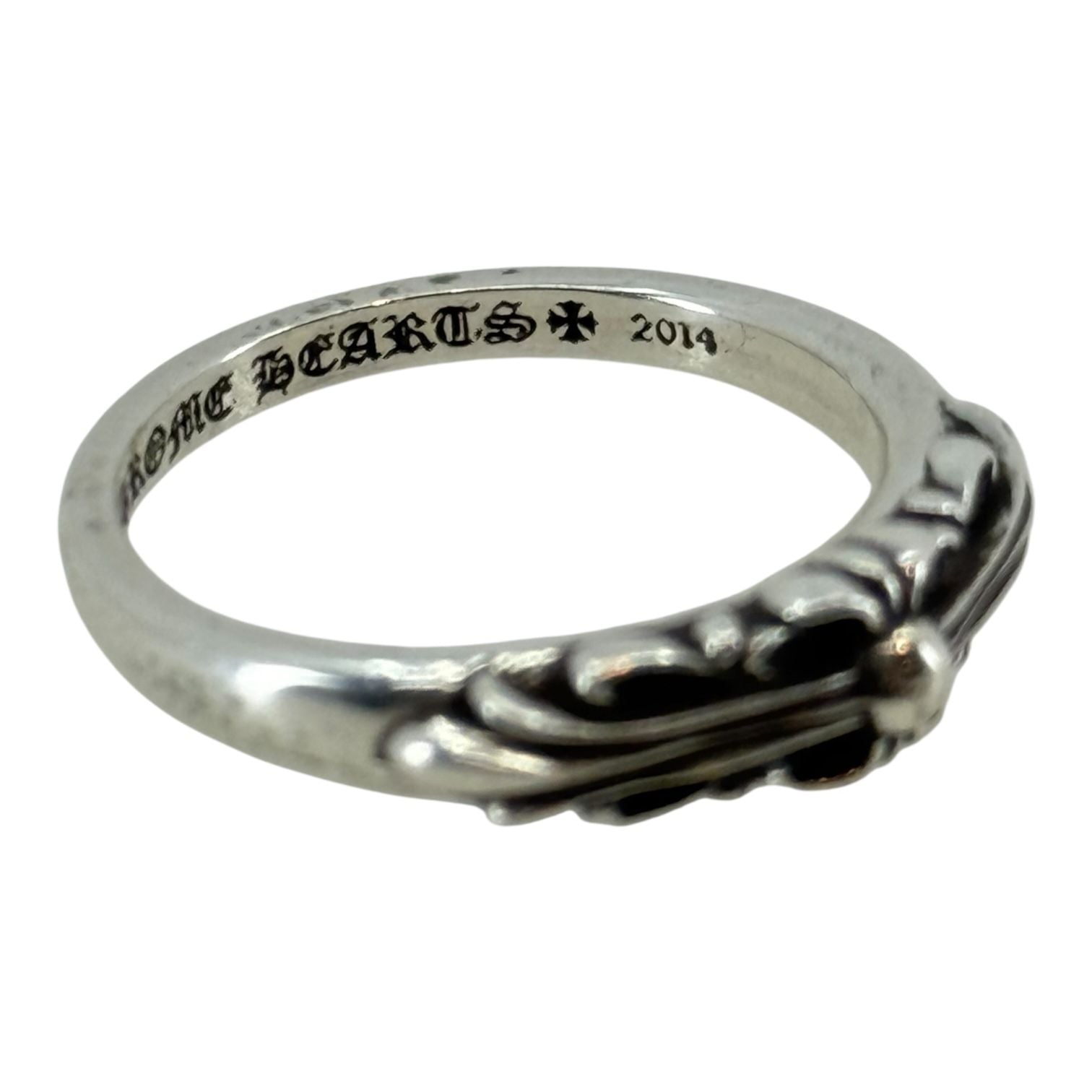 Chrome Hearts Baby Floral Silver Ring - Size 8.5